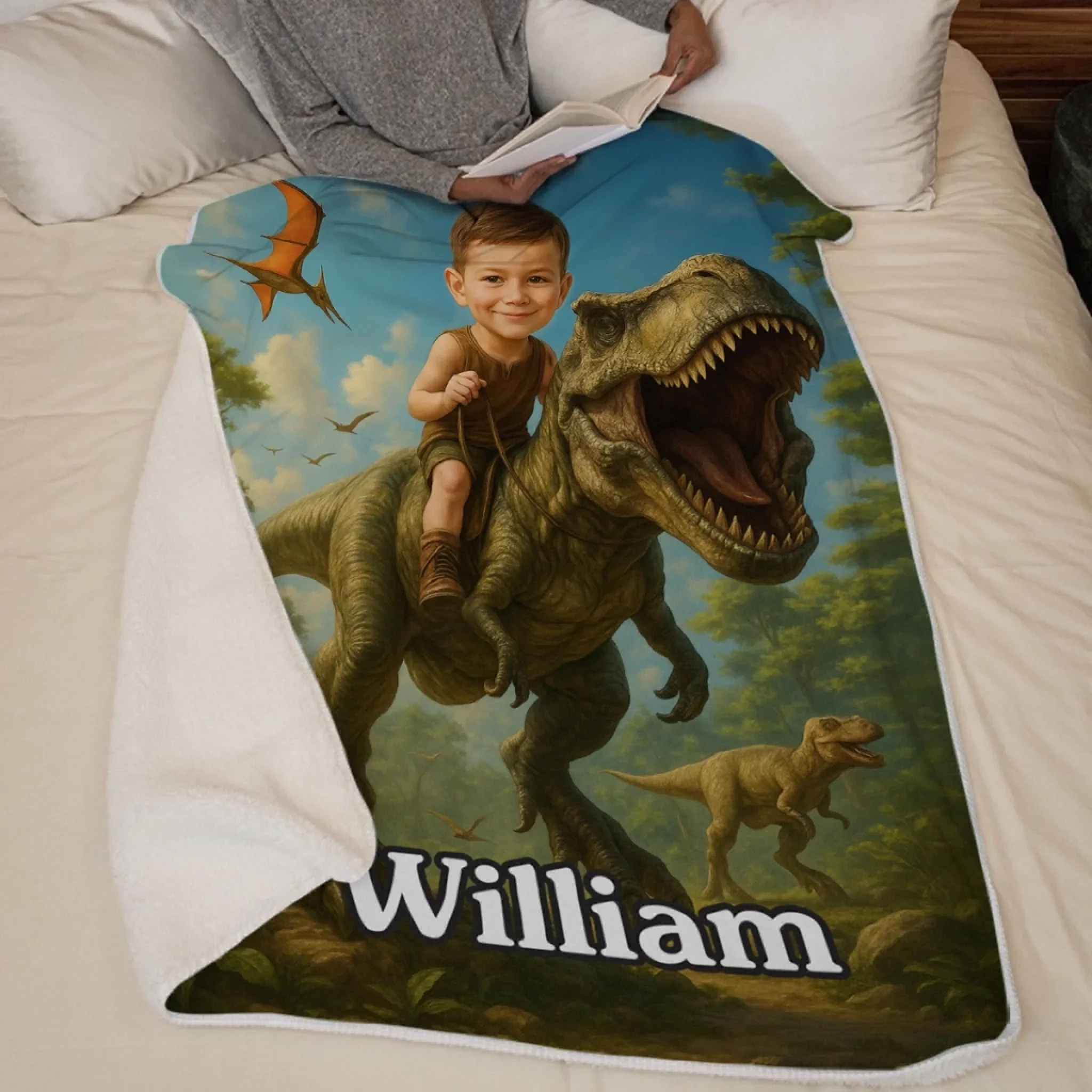 Custom Photo Blanket - Personalized Birthday Gifts For Kids - Sunshine In Every Giggle - Robaser