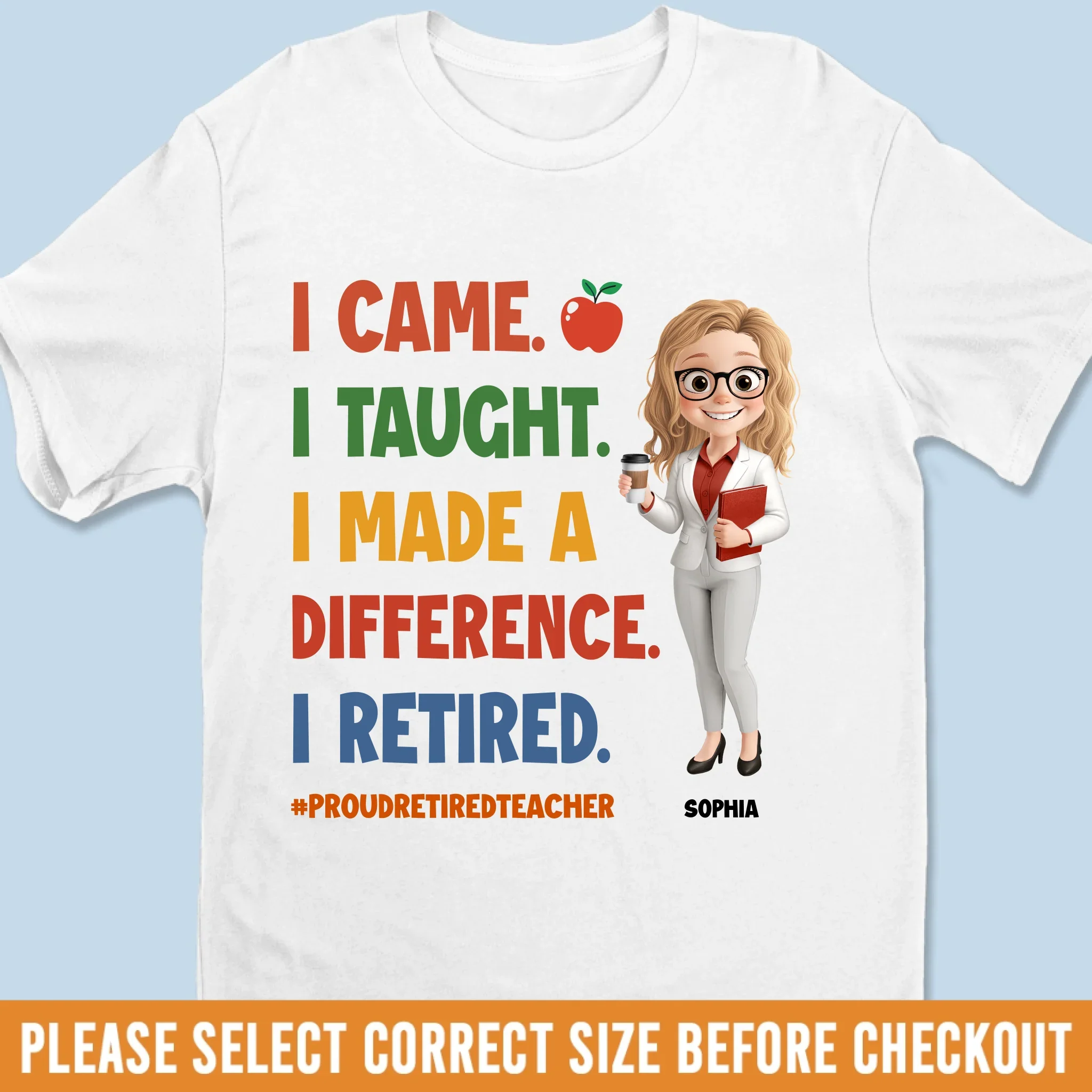 Custom Classroom Decor Unisex T-shirt, Premium T-shirt, Hoodie - Personalized Retirement Gifts For Teachers - Life After The Last Lesson - Robaser