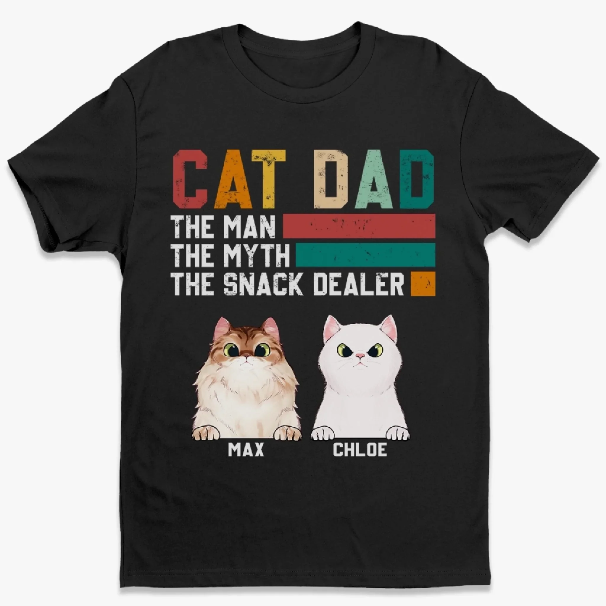 Custom Unisex T-shirt, Premium T-shirt, Hoodie - Personalized Christmas Birthday Gifts For Cat Lovers, Cat Mom And Dad - Professional Treat Negotiator - Robaser
