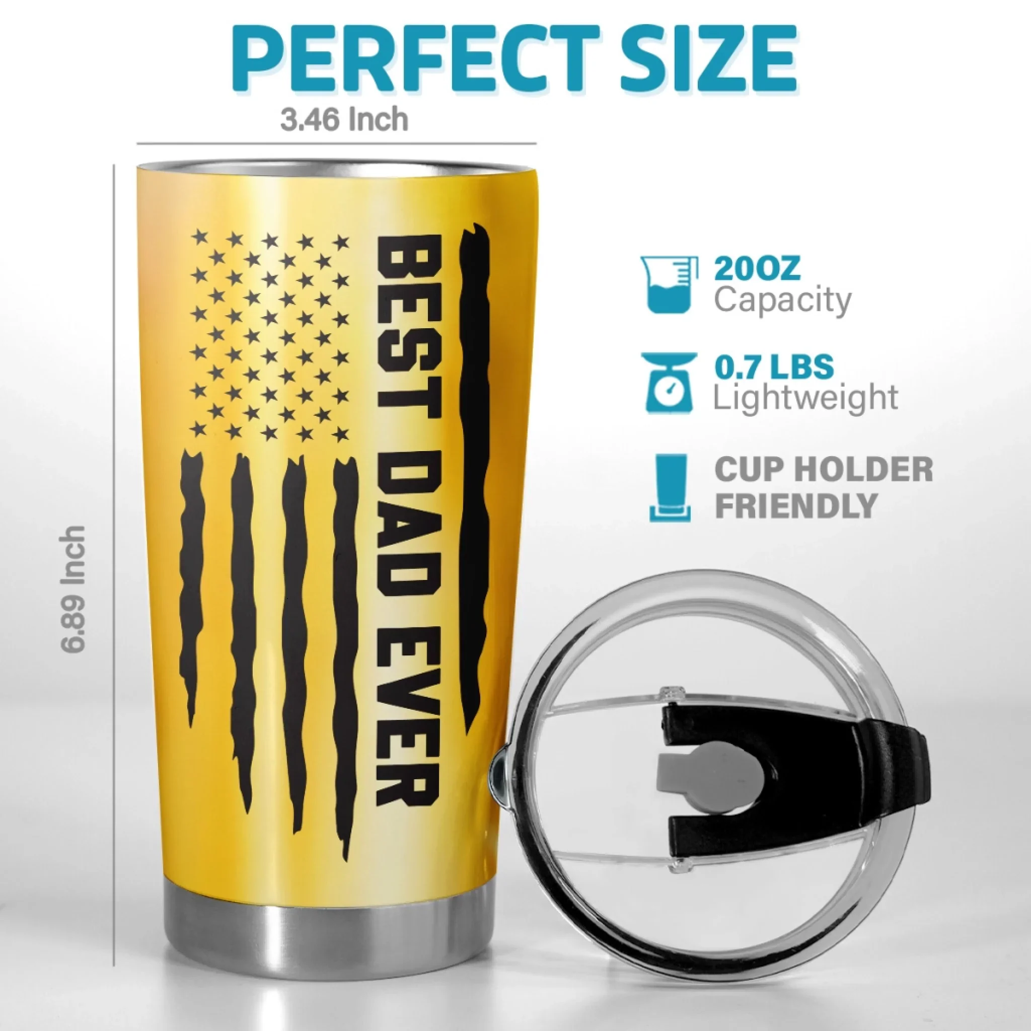 Dad, You Make Life Better - Family Personalized Custom Tumbler - Father's Day, Gift For Dad, Grandpa - Robaser