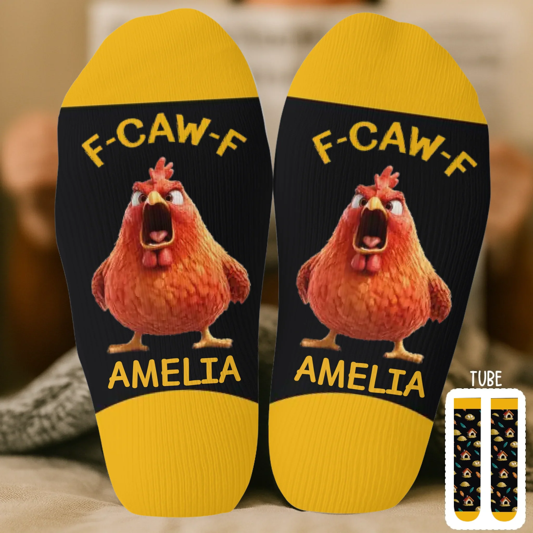 Custom Crew Socks - Personalized Funny Gifts For Best Friends, Family, Coworker, Work Bestie - Stepping Into My Silly Era - Robaser