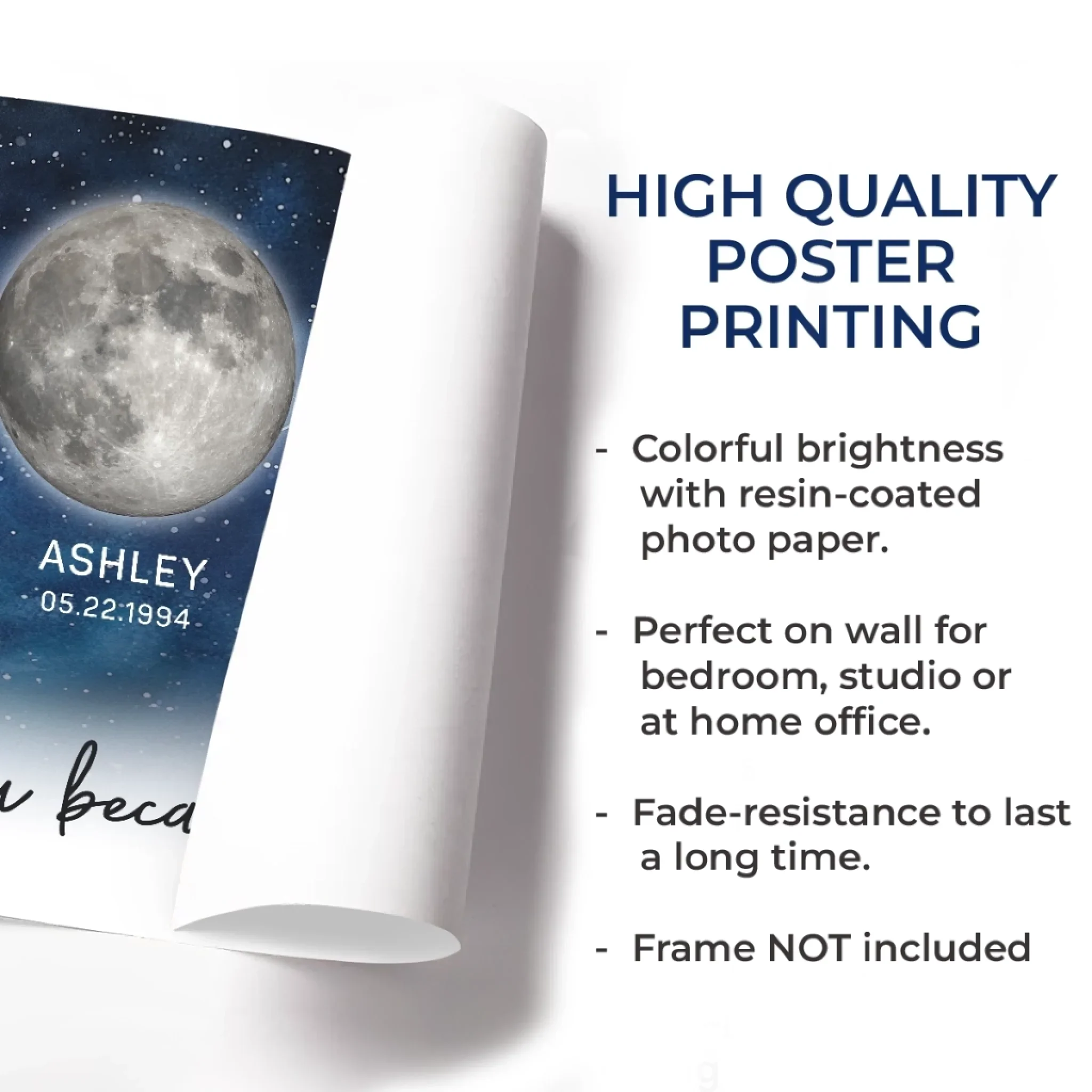 The Days You Became Our Dad - Family Personalized Custom Horizontal Poster - Father's Day, Gift For Dad, Grandpa - Robaser