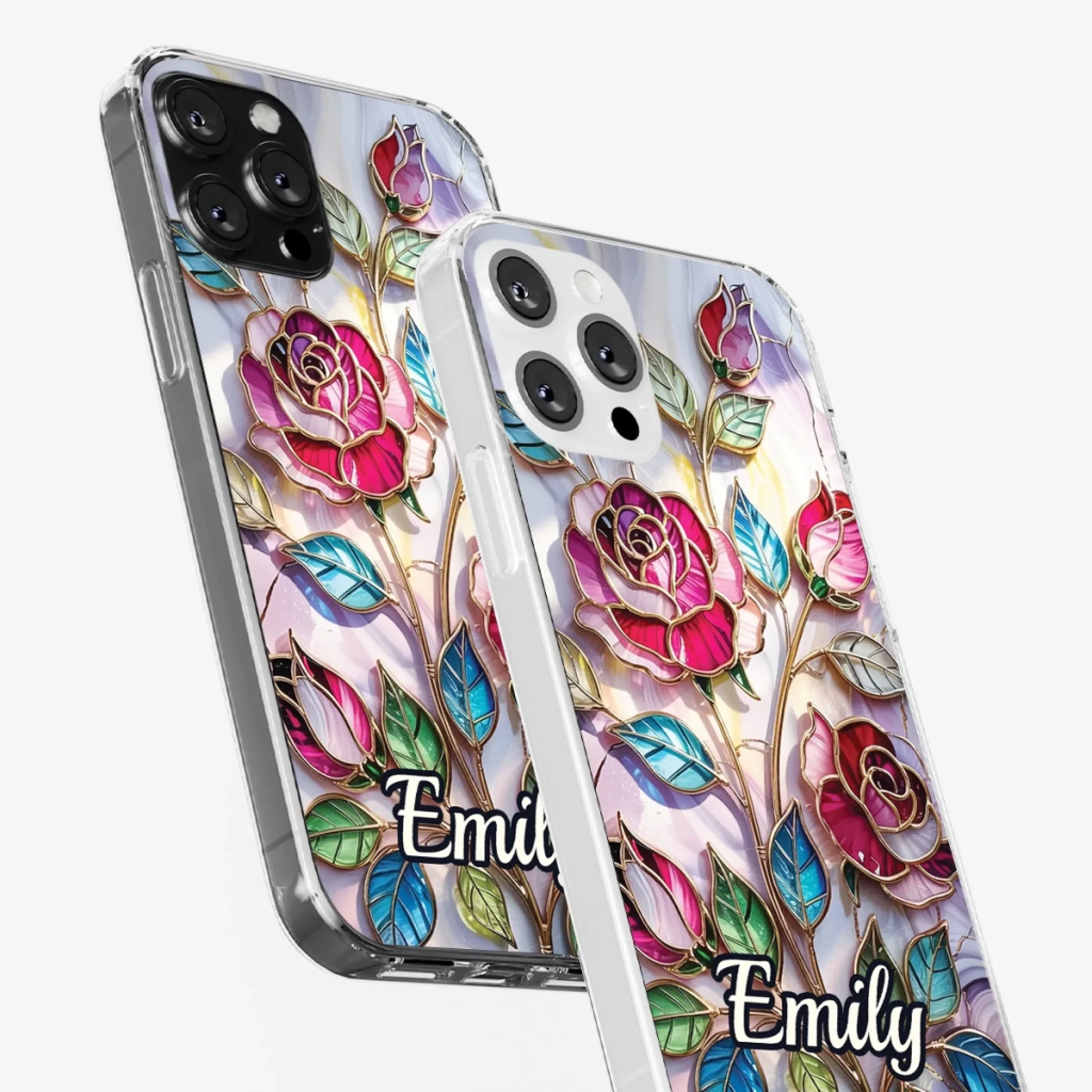 Custom Clear Phone Case - Personalized Best Friend Birthday Gifts For Best Friends, BFF, Sisters, Family, Yourself - Beauty In Every Petal - Robaser