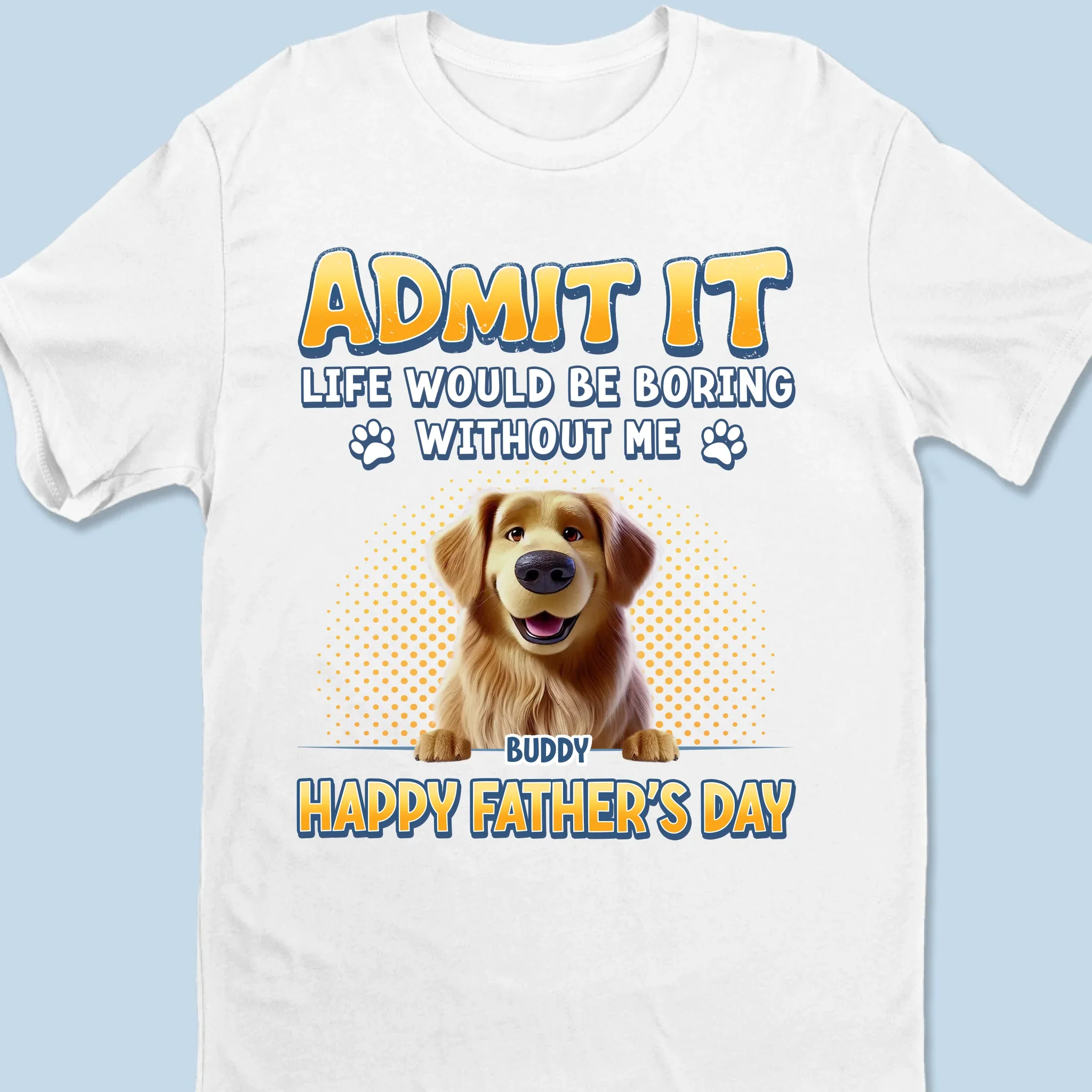 They Call It Waste, I Call It Bonding Time - Dog Personalized Custom Unisex T-shirt, Premium T-shirt, Hoodie - Father's Day, Gift For Dad, Pet Owners, Pet Lovers - Robaser