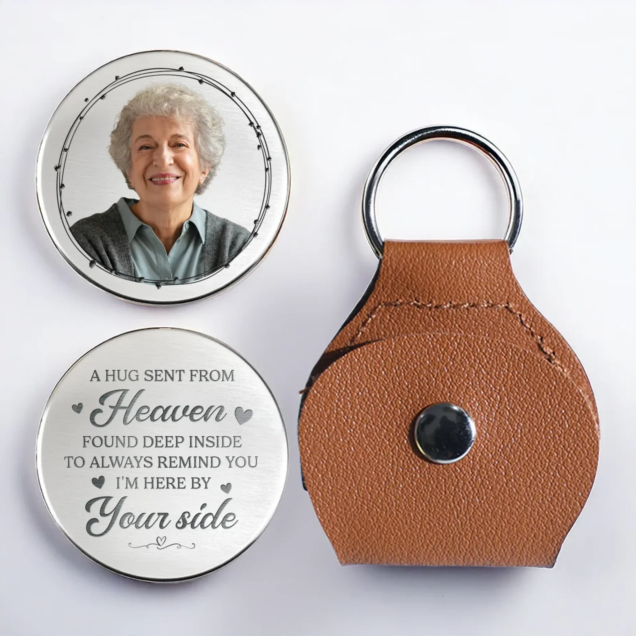 Custom Photo In Memory  s Pocket, You  re Always Close - Memorial Personalized Custom Pocket Hug - New Arrival, Sympathy Gift For Family Members AMZ - Robaser