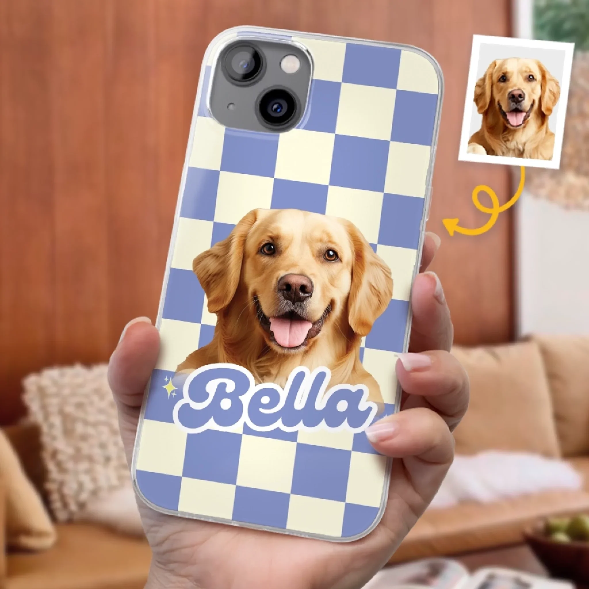 Custom Photo Clear Phone Case - Personalized  Birthday Gifts For Dog Cat Lovers, Dog Dad And Mom, Cat Owners - Puppy Love On Repeat - Robaser