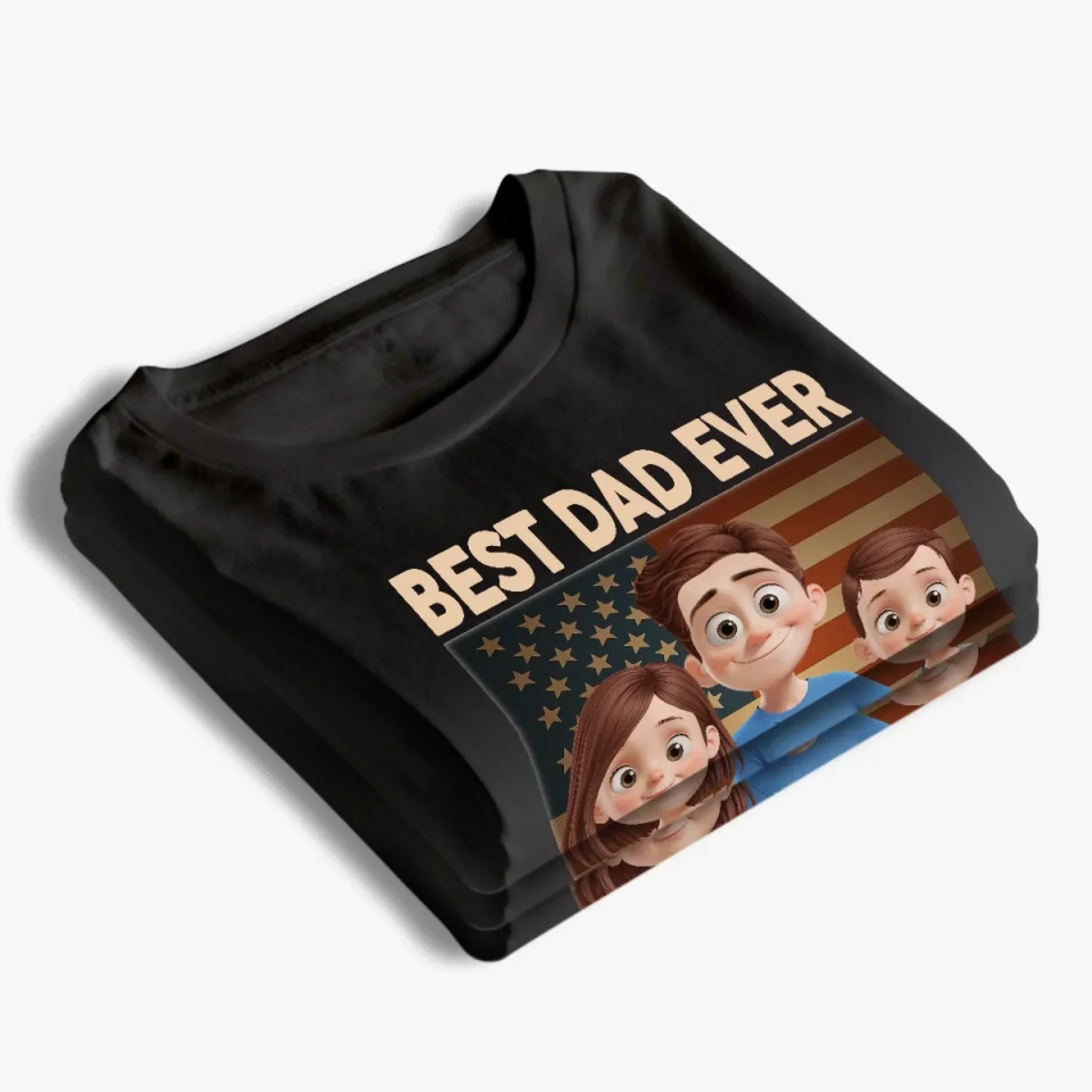 Proud Dad Of Awesome Kids - Family Personalized Custom Unisex T-shirt, Premium T-shirt, Hoodie - Father's Day, Gift For Dad, Grandpa - Robaser