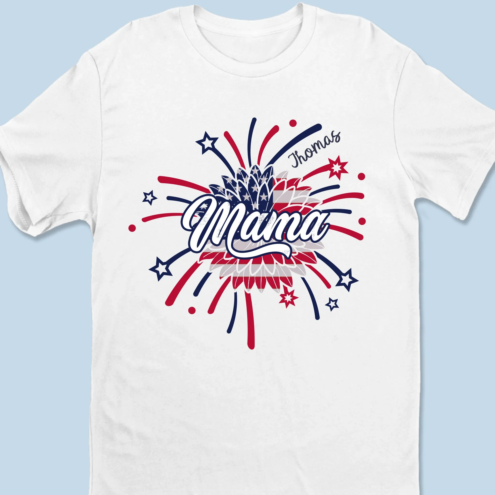 You Light Up Our Lives Brighter Than Any Fireworks - Family Personalized Custom Unisex T-shirt, Premium T-shirt, Hoodie -  4th Of July, Gift For Mom, Grandma - Robaser