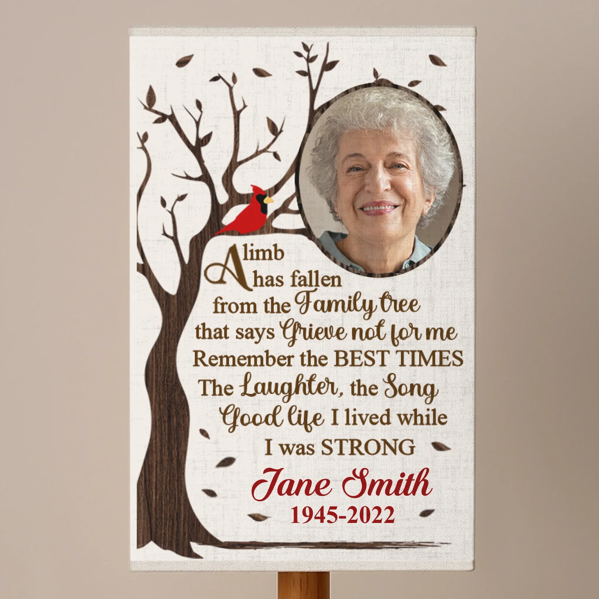 Custom Photo Bedside Table Fabric Lamp - Personalized Memorial Sympathy Gifts For Loss Of Mom, Dad - A Light Of Everlasting Memories - Robaser