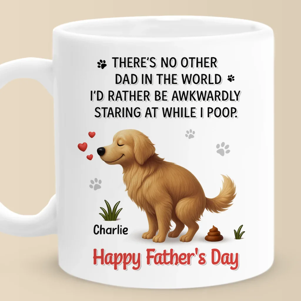 You Walk Me, Feed Me, Love Me - Dog Personalized Custom Mug - Father's Day, Gift For Pet Owners, Pet Lovers - Robaser