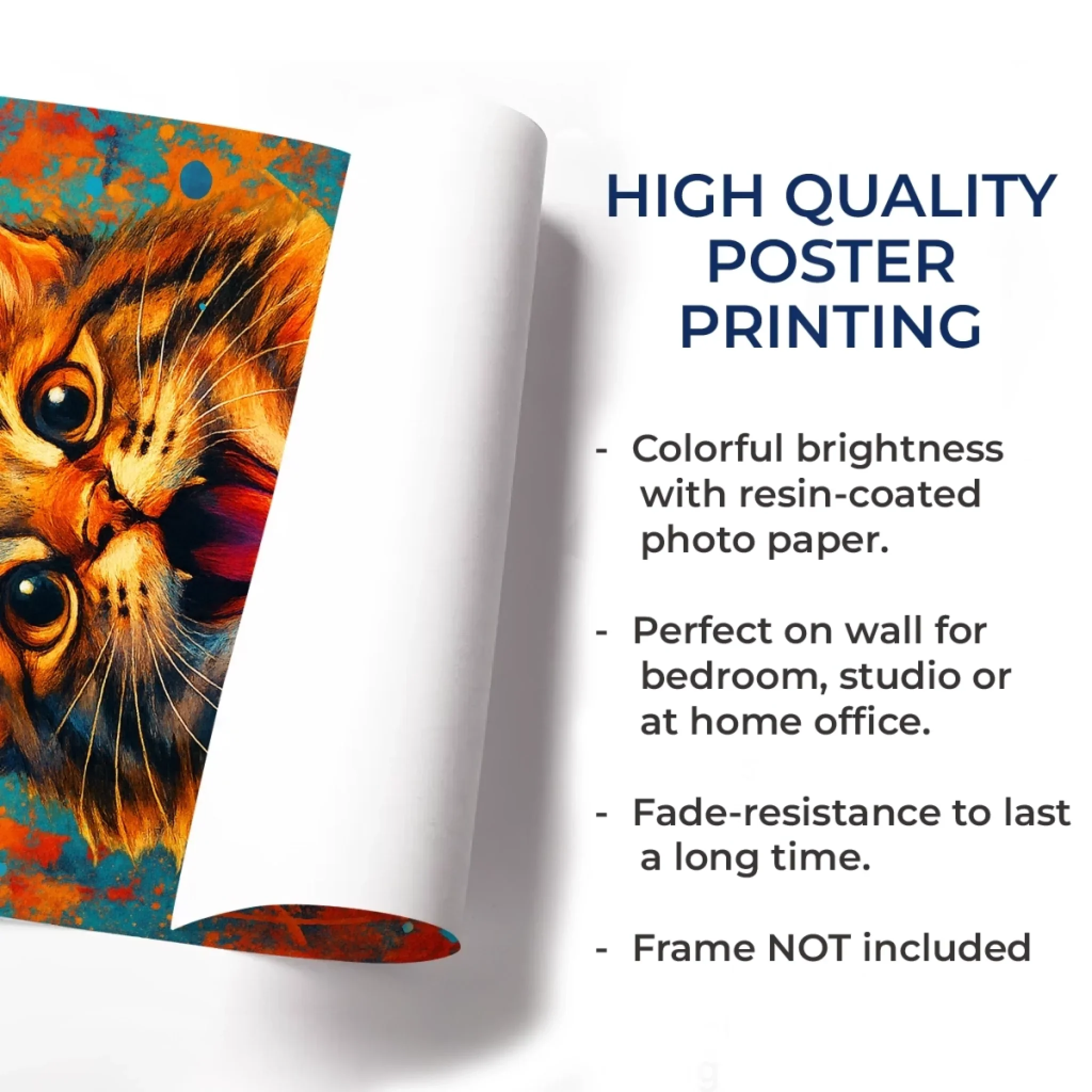 Custom Photo Vertical Poster - Personalized Pet Memorial Sympathy Gifts For Dogs, Cats - My Sunshine With Paws - Robaser