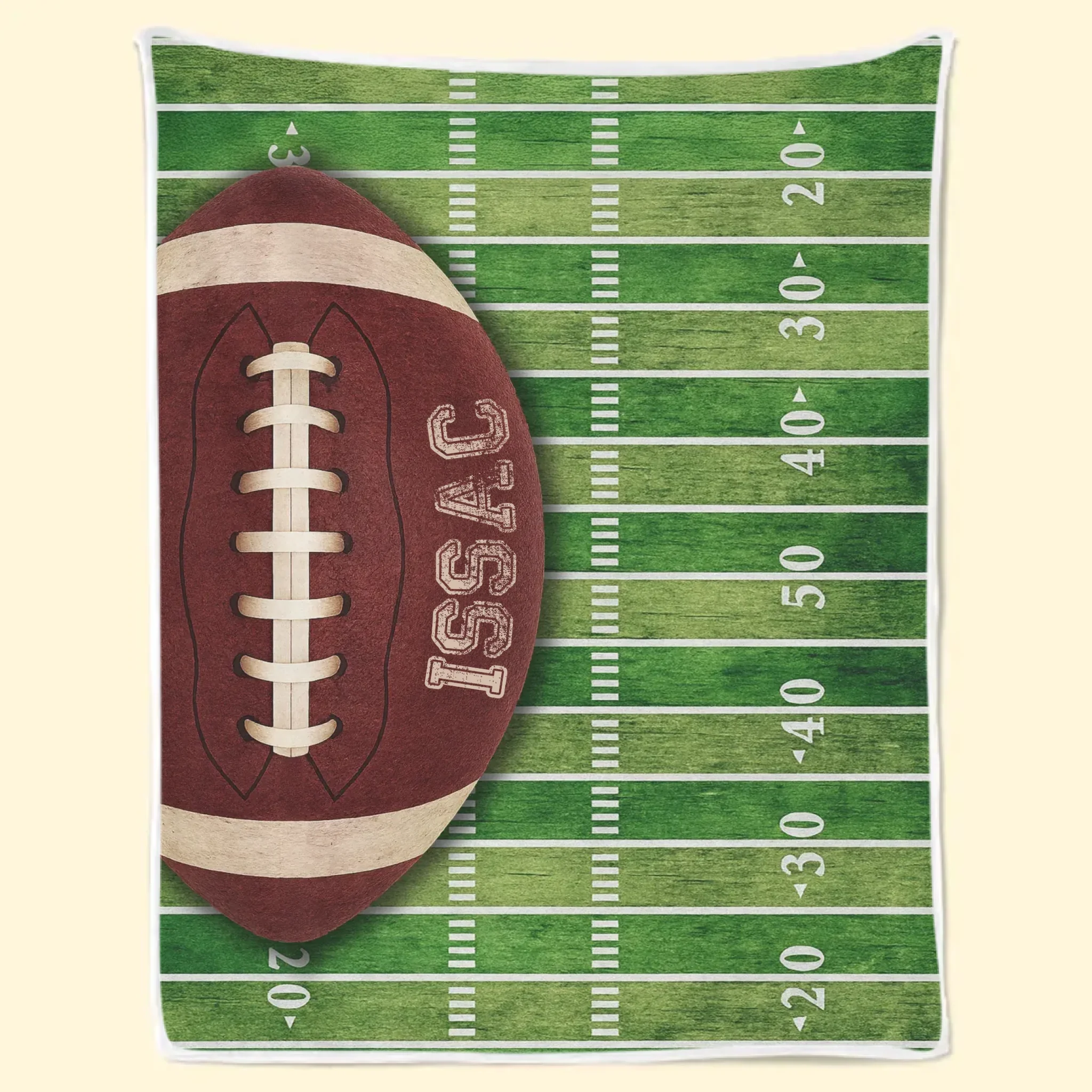 Custom American Football Blanket - Personalized Gift For Birthday, Football Football Lovers, NFL Fans, Sport Lovers, Senior Graduation Gift - My Turf, My Rules - Robaser