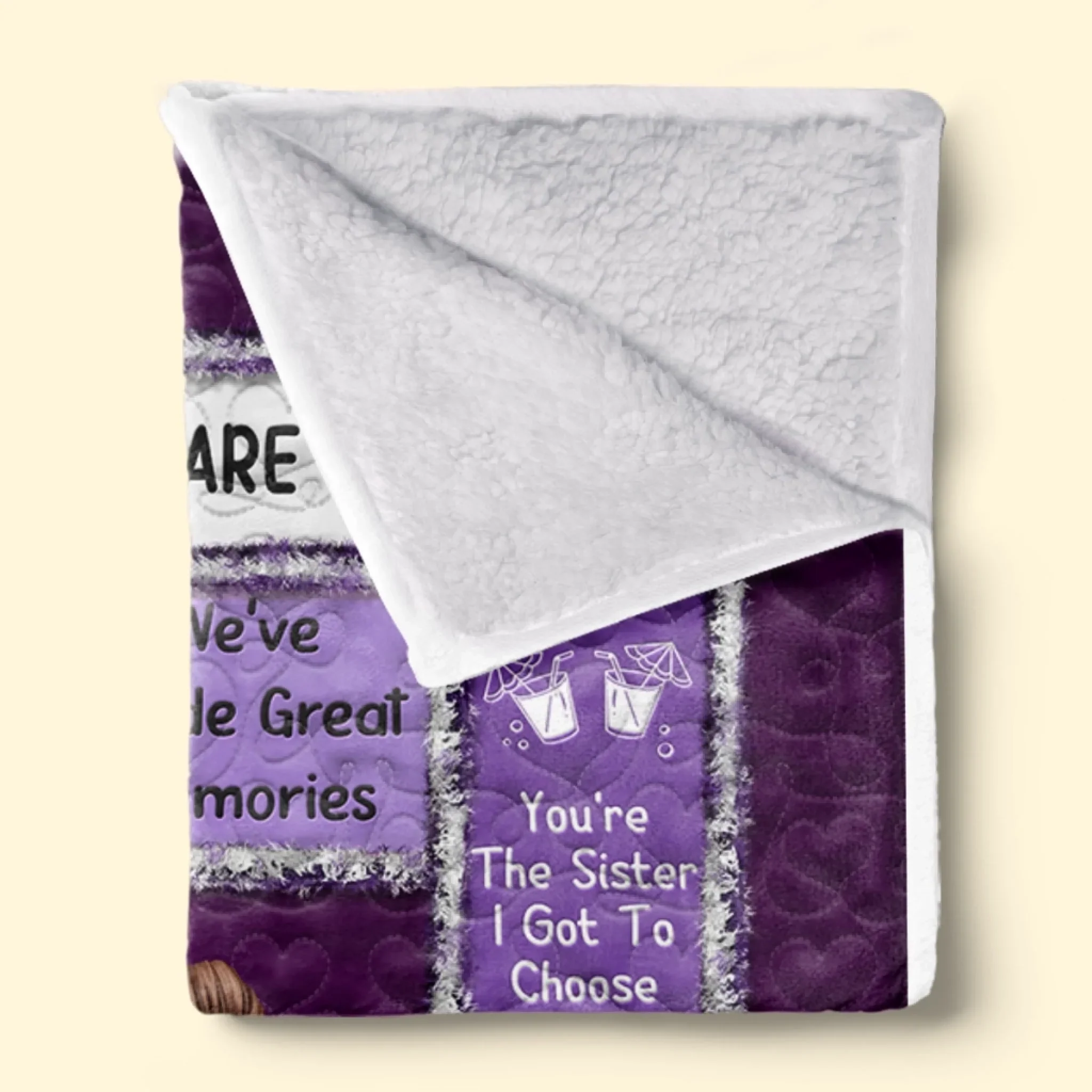 Custom Blanket - Personalized Best Friend Birthday Gifts For Women, Besties, Sisters, BFF - Warmth Of Our Bond - Robaser