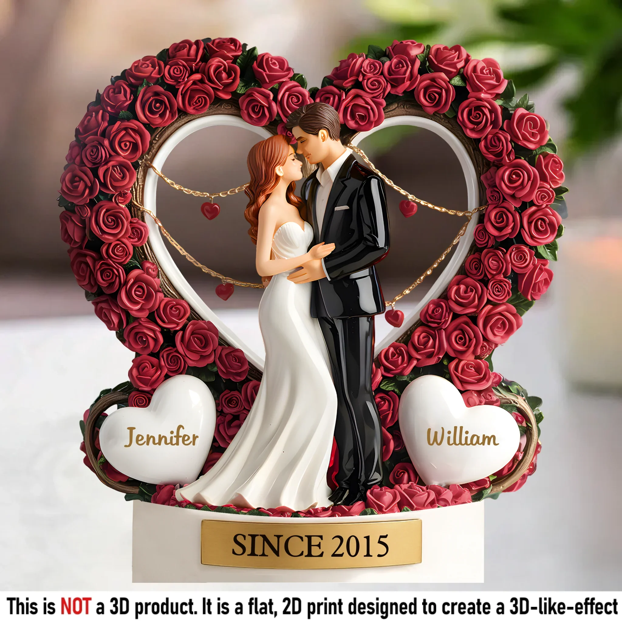 You And Me, Since Forever Began - Couple Personalized Custom Acrylic Plaque Custom Shape - Gift For Husband Wife, Anniversary - Robaser