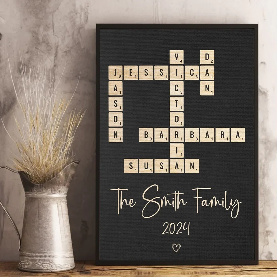 Together, We Celebrate The Magic Of The Season - Family Personalized Custom Vertical Poster - Gift For Family Members - Robaser