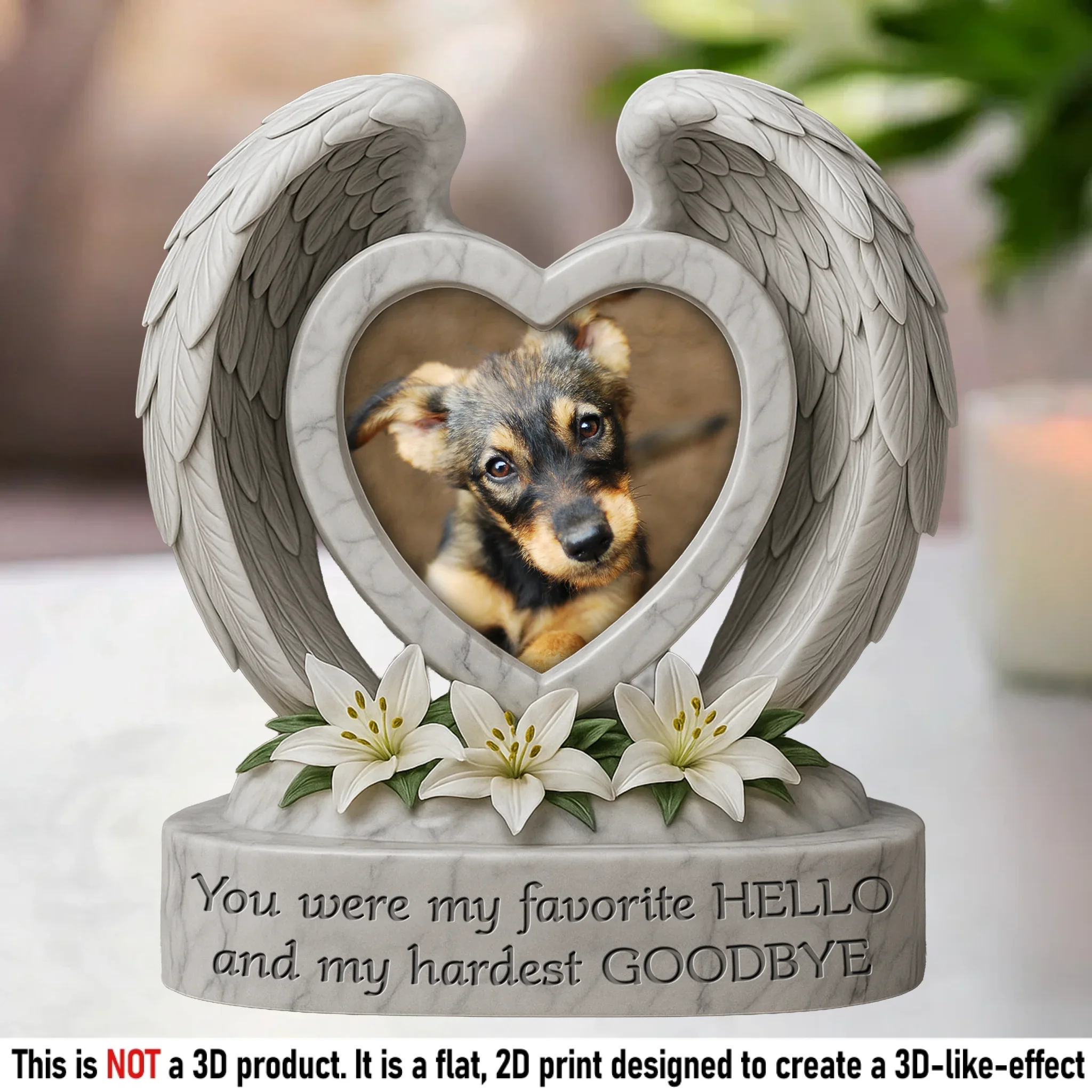 Custom Photo My Sweet Angel - Memorial Personalized Custom Acrylic Plaque Custom Shape - Sympathy Gift For Pet Owners, Pet Lovers - Robaser