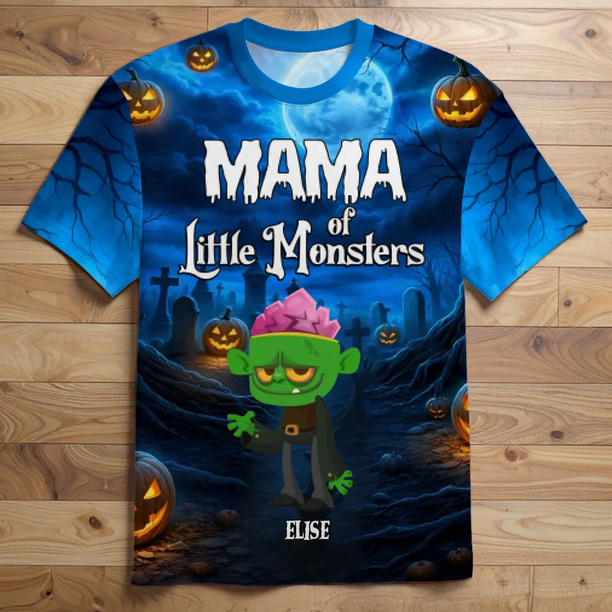 Custom Unisex T-shirt - Personalized Halloween Birthday Gifts For Mom, Grandma - Spooky Season Vibes Only - Robaser
