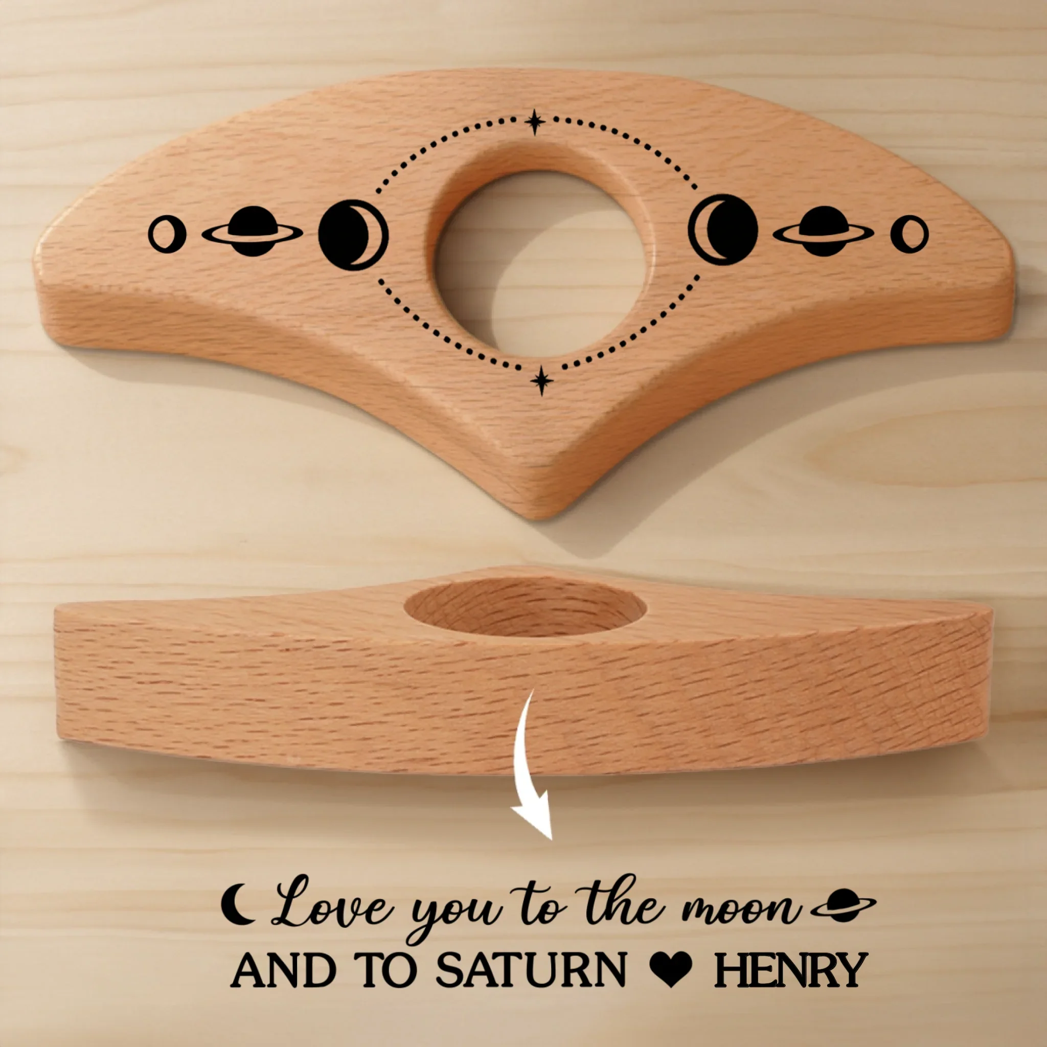 Custom Book Page Holder - Personalized Anniversary Christmas Wedding Gifts For Husband And Wife, Book Lovers, Bookworms - You  re My Moonlight Moment - Robaser