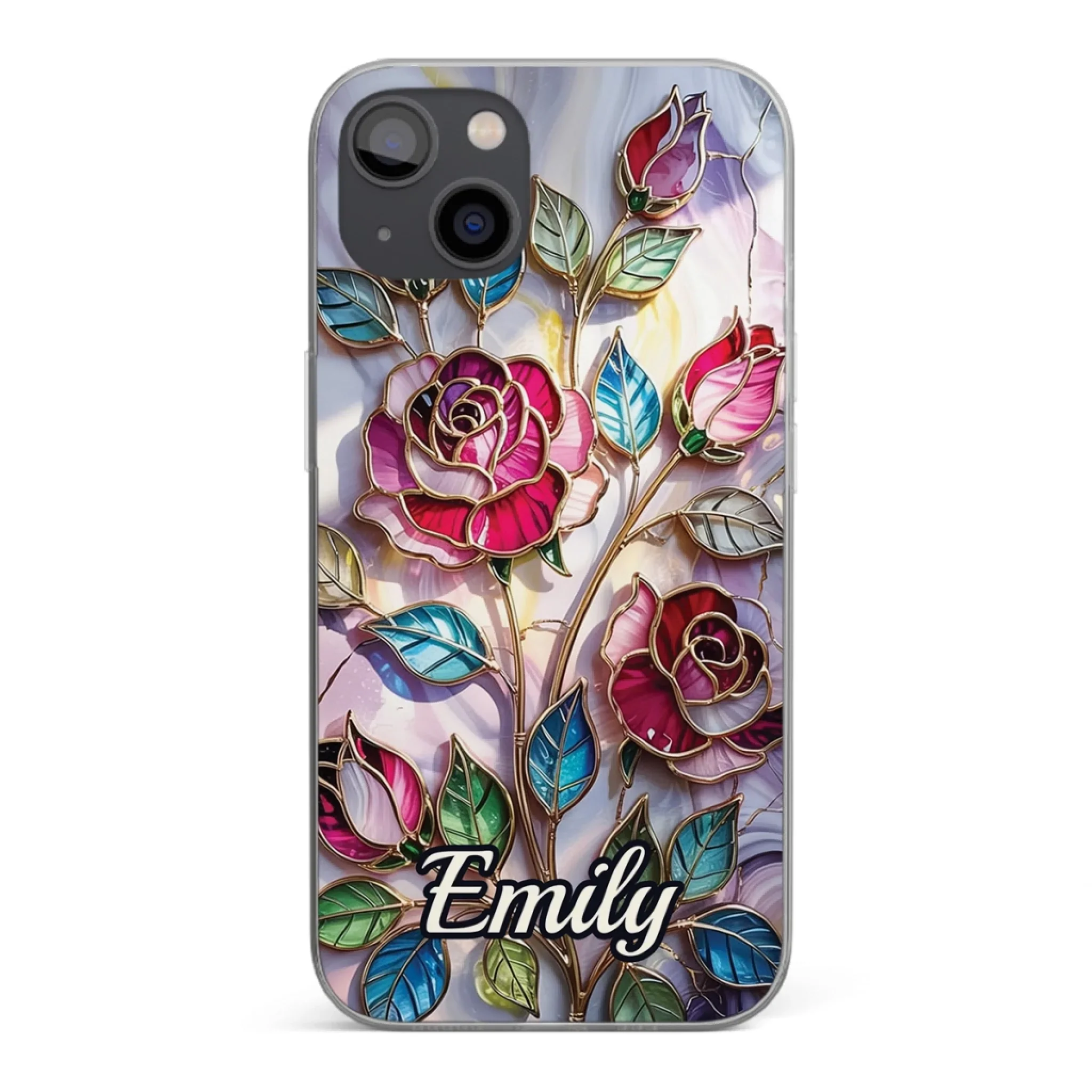 Custom Clear Phone Case - Personalized Best Friend Birthday Gifts For Best Friends, BFF, Sisters, Family, Yourself - Beauty In Every Petal - Robaser