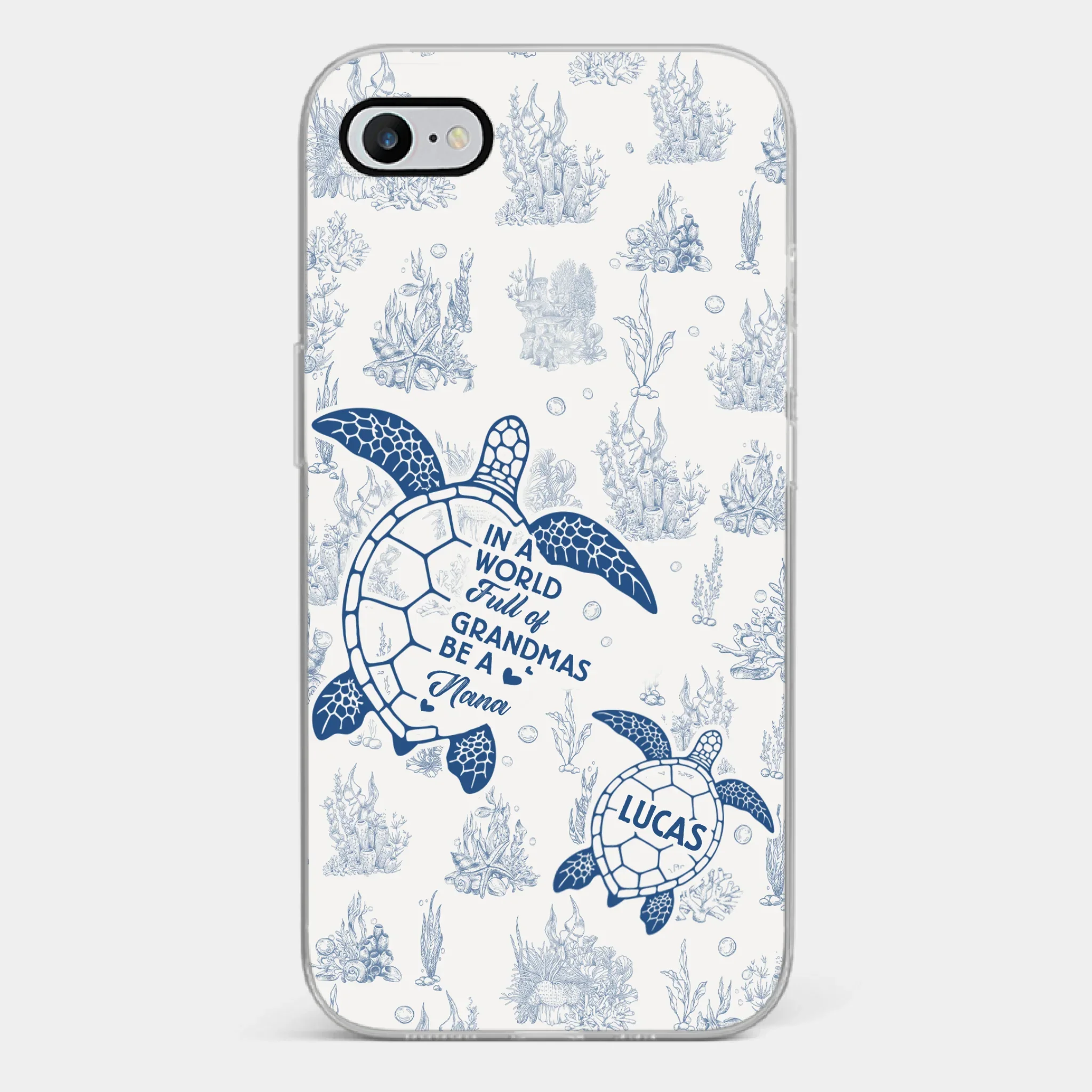 Custom Clear Phone Case - Personalized Birthday Gifts For Mom, Grandma - Stand Out, Be The Nana - Robaser