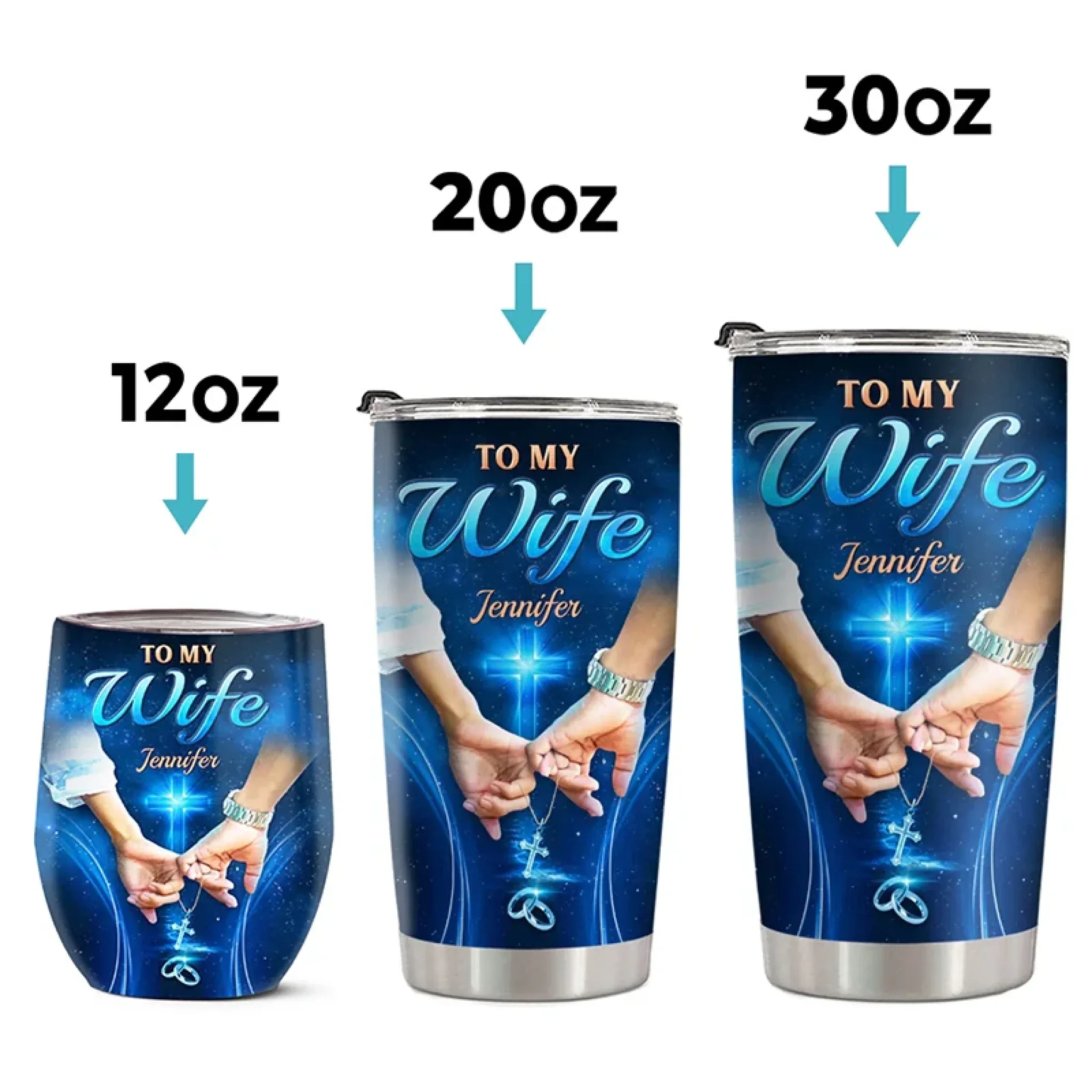 Custom Tumbler - Personalized Anniversary Wedding Gifts For Husband And Wife, Him And Her - Infinite Love, Infinite Us - Robaser