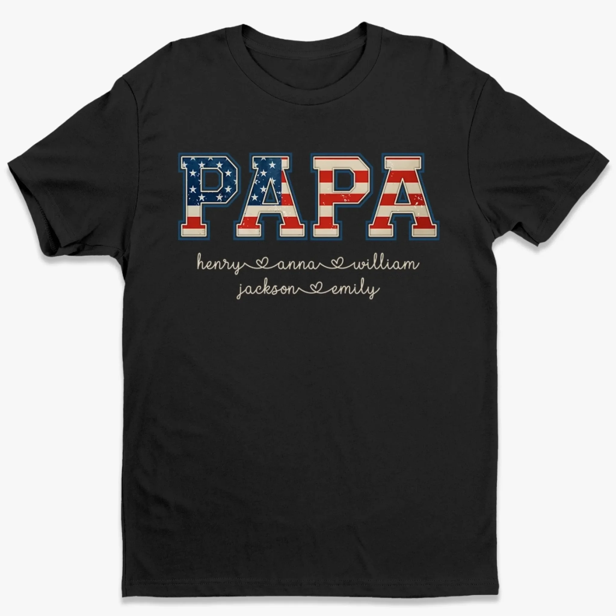 Custom Unisex T-shirt, Premium T-shirt, Hoodie - Personalized Birthday Gifts For Dad, Grandpa - The Legend They Call Papa - Robaser