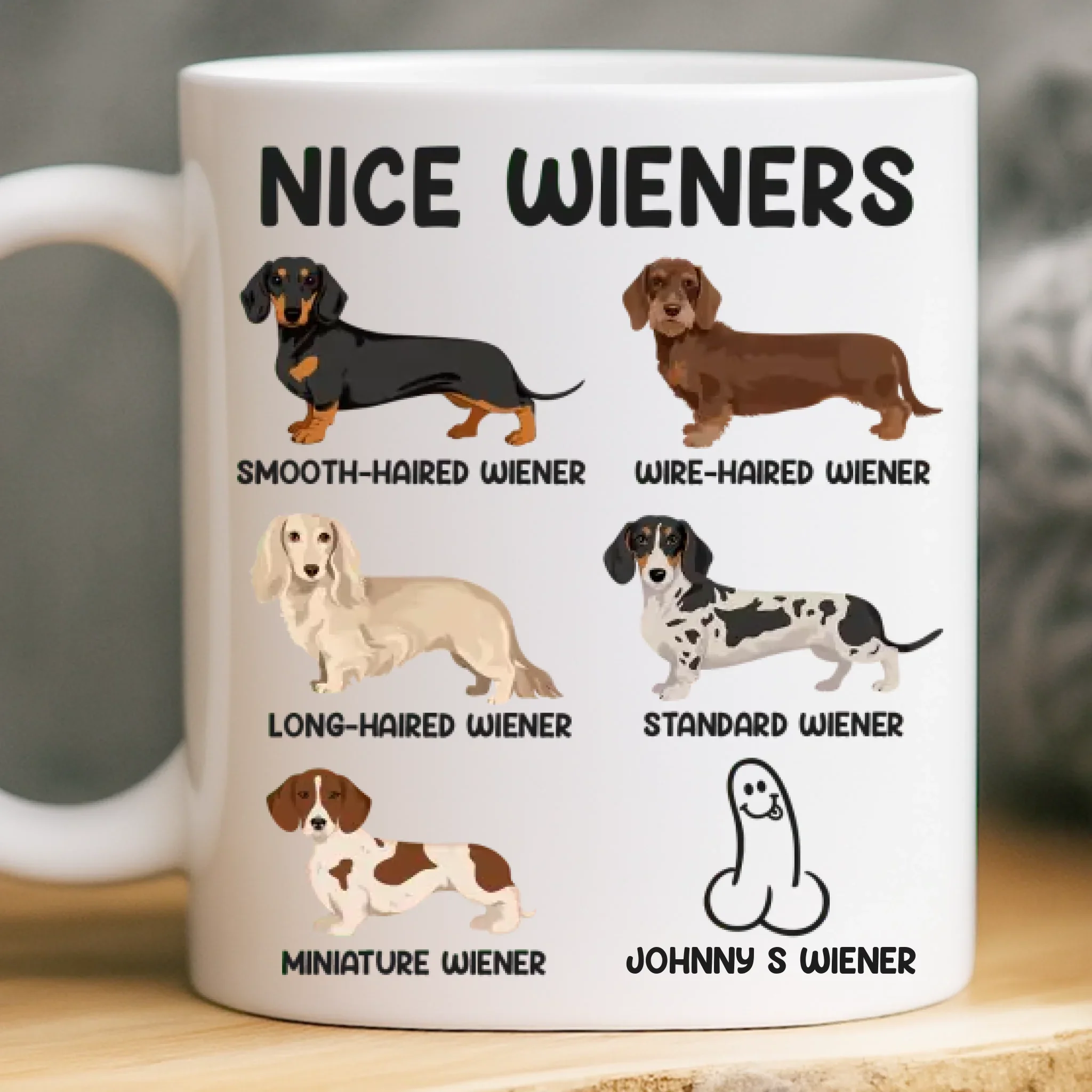 Custom Mug - Personalized Anniversary Wedding Gifts For Husband And Wife, Him And Her - My Man My Daily Chaos - Robaser