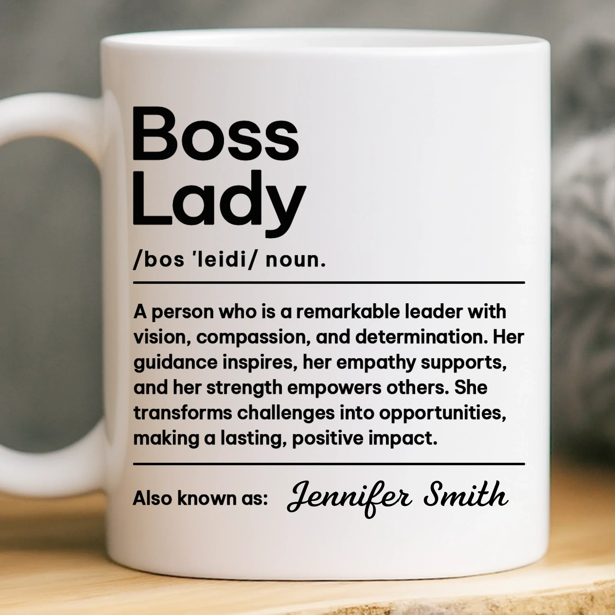 Custom Mug - Personalized Christmas Retirement Gifts For Best Friends, Family, Coworker, Work Bestie - Boss Moves Only - Robaser