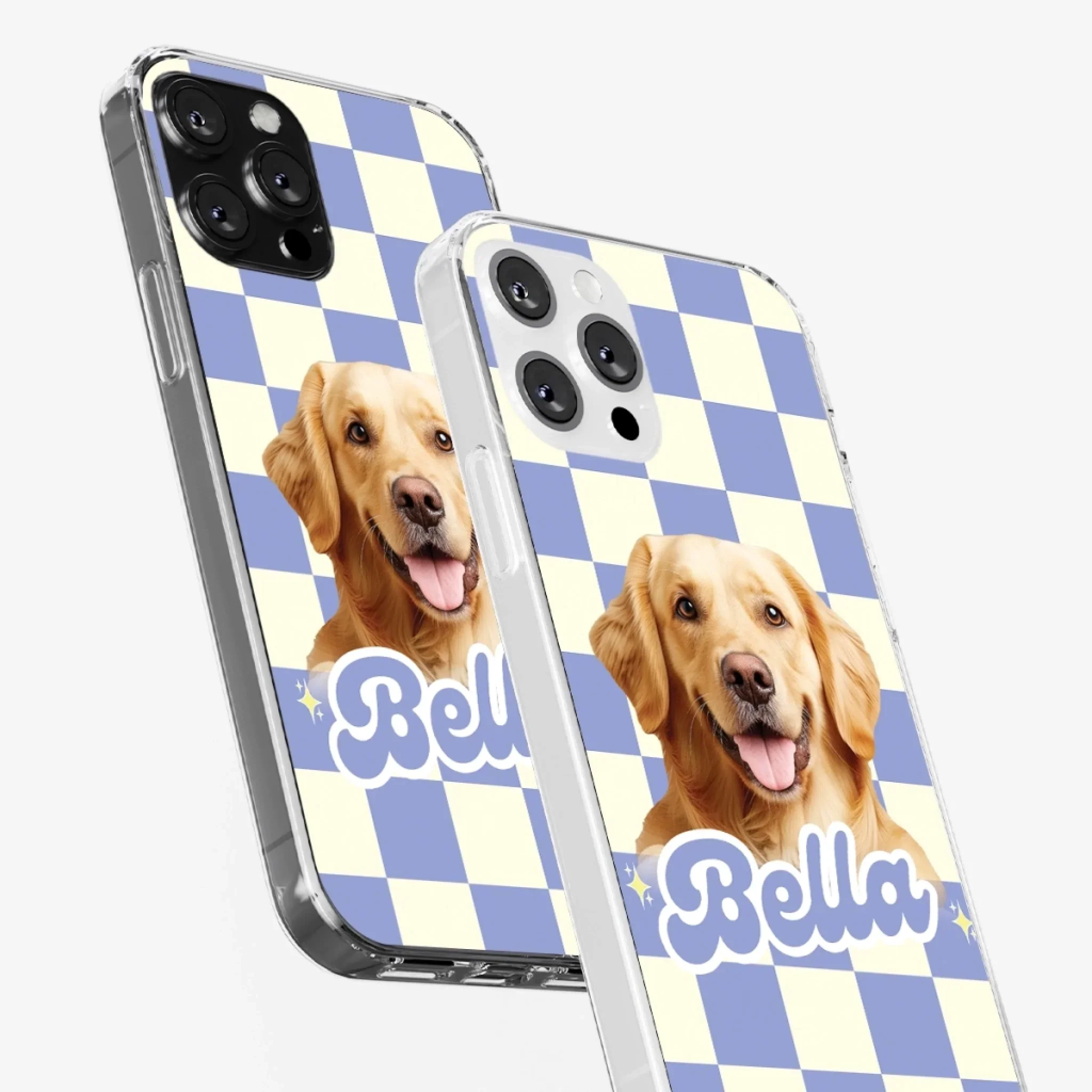 Custom Photo Clear Phone Case - Personalized  Birthday Gifts For Dog Cat Lovers, Dog Dad And Mom, Cat Owners - Puppy Love On Repeat - Robaser