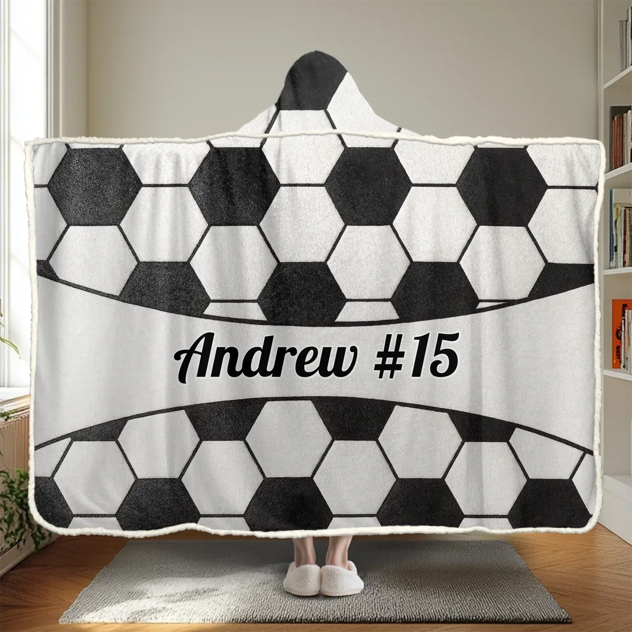 Custom Snuggle Blanket, Hoodie Blanket - Personalized Birthday Sport Gifts For Sports Fans, Sports Lovers - Born To Cheer Loud - Robaser