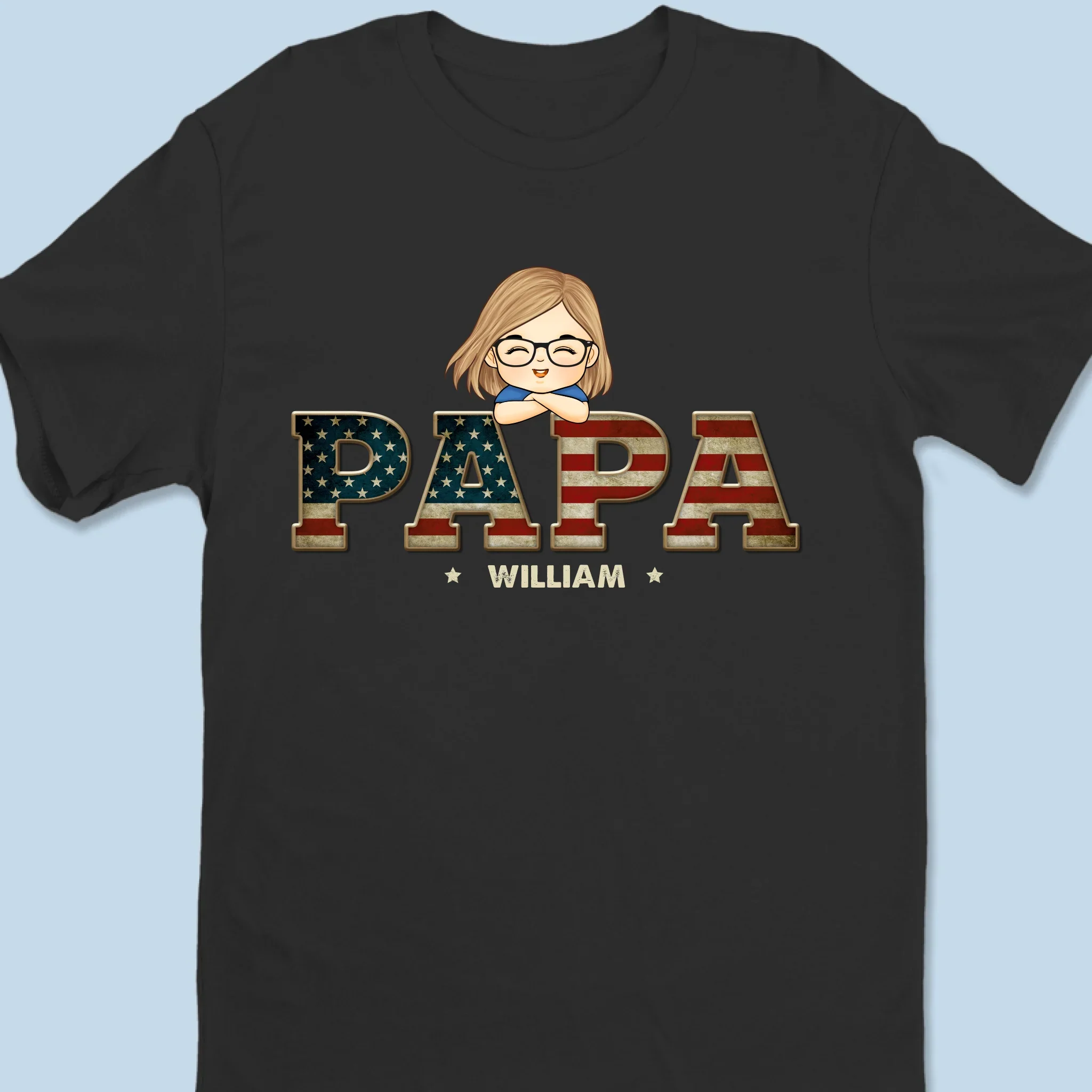 World  s Okayest Dad - Family Personalized Custom Unisex T-shirt, Premium T-shirt, Hoodie - Father's Day, Gift For Dad, Grandpa - Robaser