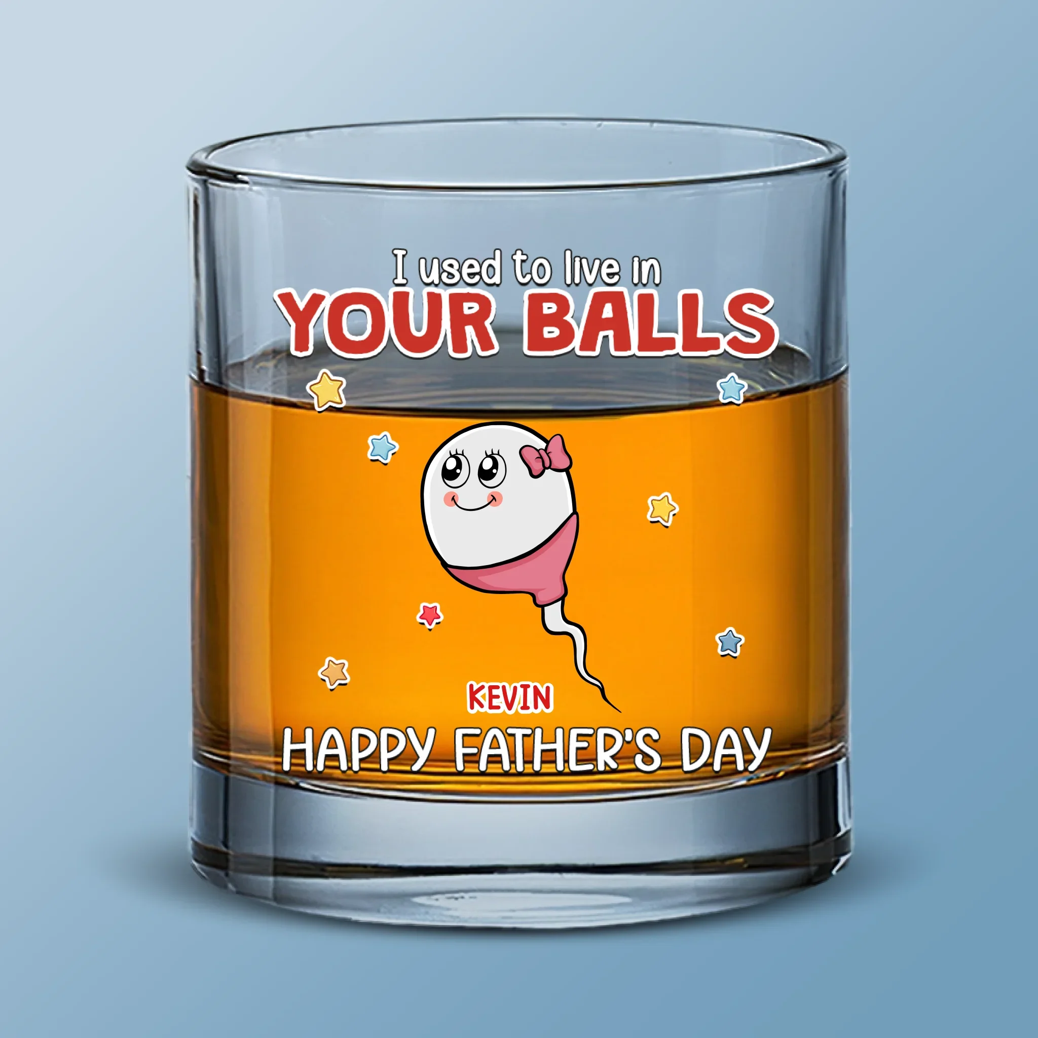 You Made Me, Literally - Family Personalized Custom Whiskey Glass - Father's Day, Gift For Dad - Robaser