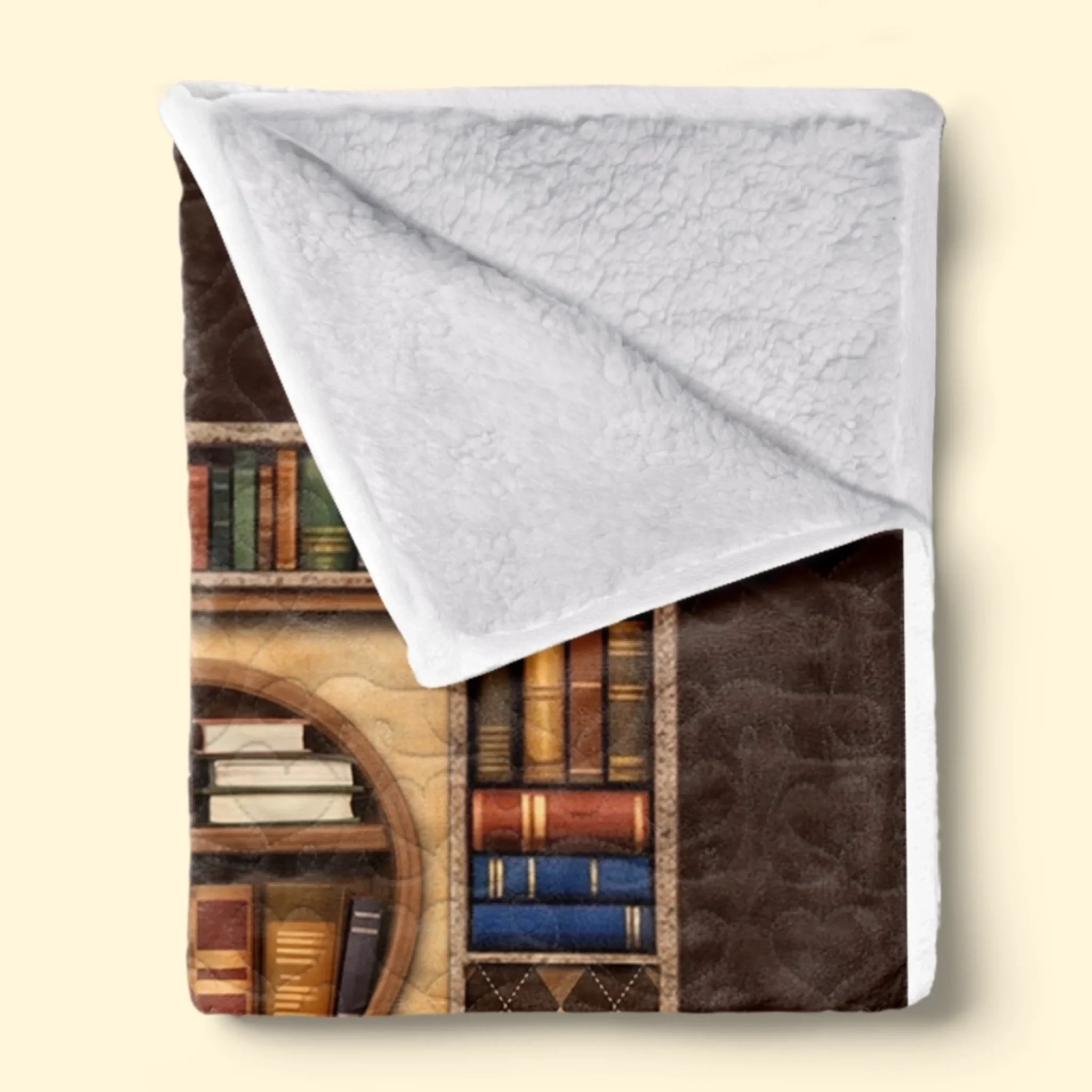 Custom Blanket - Personalized Bookish Gifts For Book Lovers, Bookworms, Readers - Book Love Never Ends - Robaser