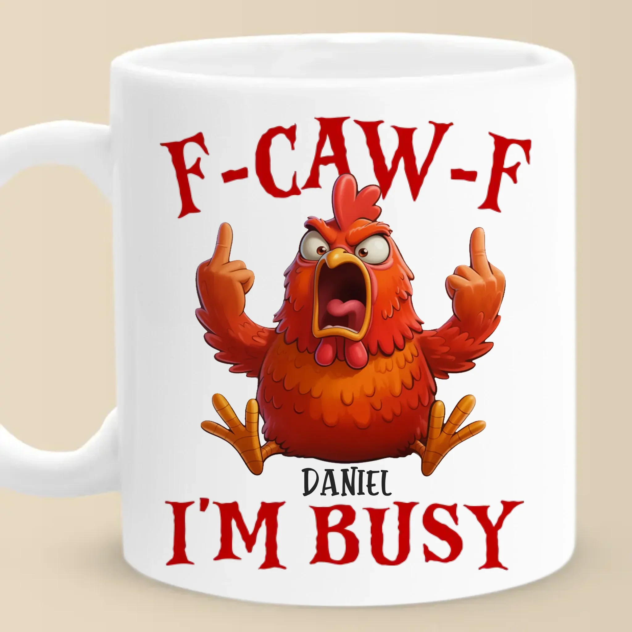 Custom Mug - Personalized Funny Gifts For Best Friends, Family, Coworker, Work Bestie - Welcome To My Rage Bird Era - Robaser