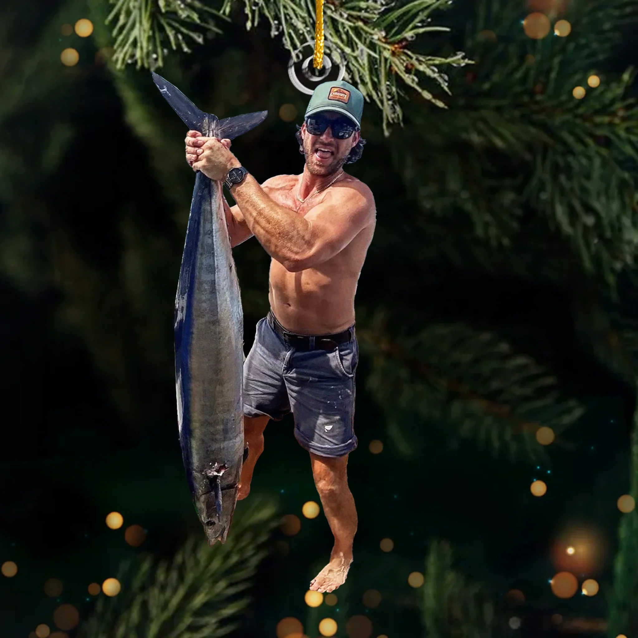 Custom Photo Acrylic Ornament - Personalized Christmas Birthday Gifts For Besties, Sisters, BFF, Family, Yourself - Joy Found In Every Game - Robaser