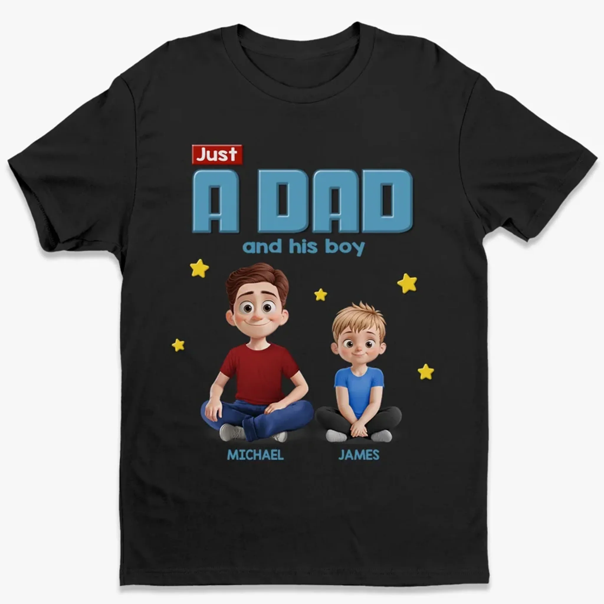 Every Adventure Starts With Dad - Family Personalized Custom Unisex T-shirt, Premium T-shirt, Hoodie - Father's Day, Gift For Dad - Robaser