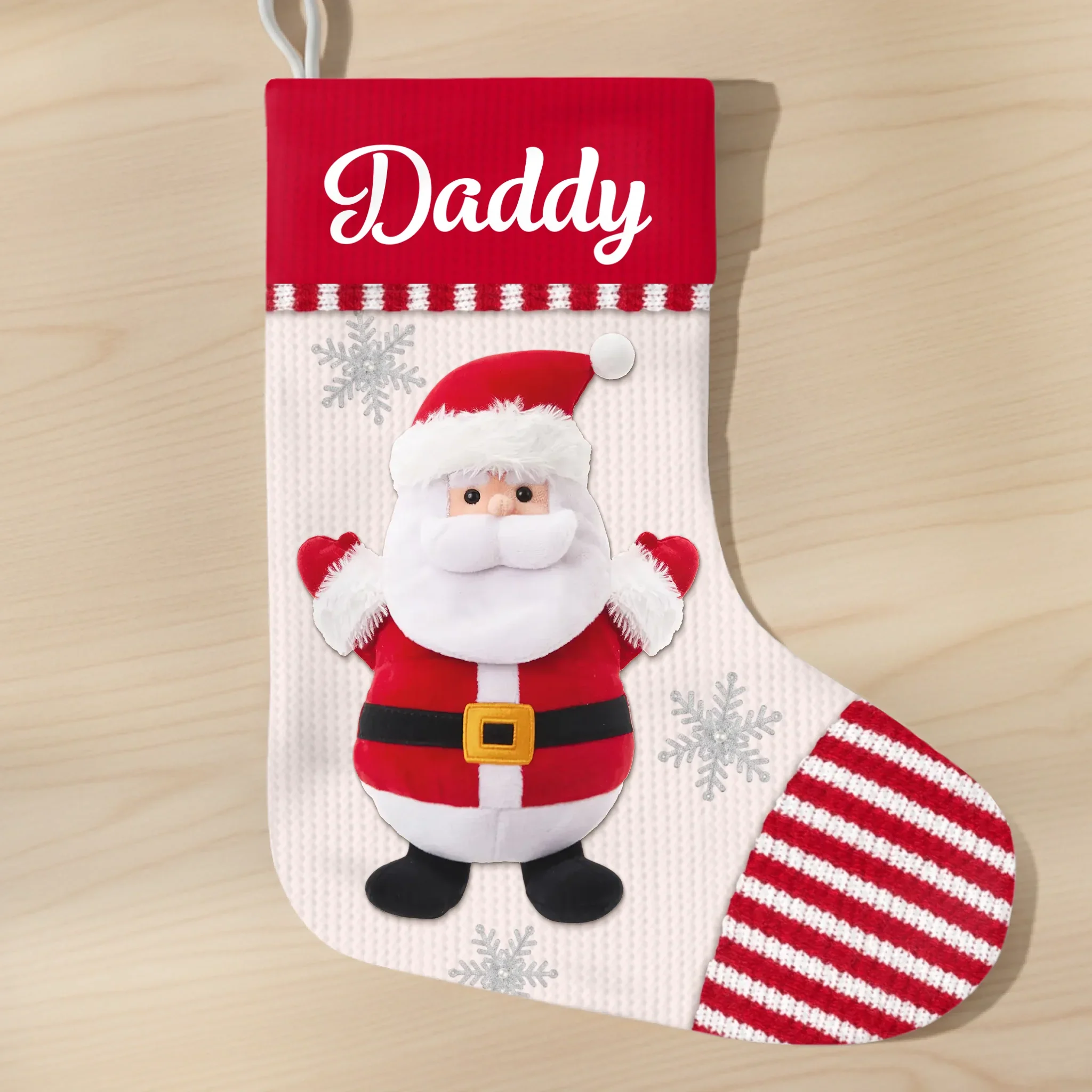 Custom Christmas Stocking - Personalized Christmas Birthday Gifts For Mom, Dad, Brother, Sister, Kids - Meet The Festive Five - Robaser