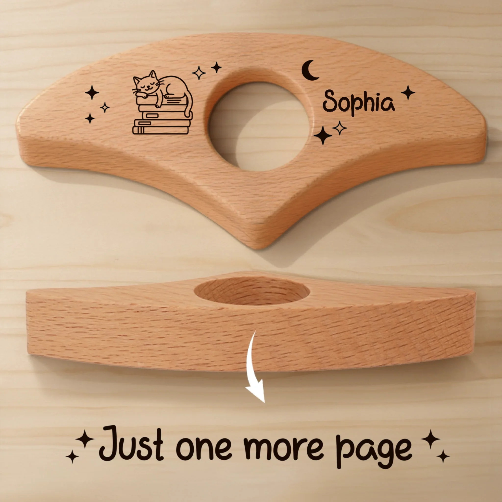 Custom Book Page Holder - Personalized Christmas Bookish Gifts For Book Lovers, Bookworms, Readers - Dreams Begin Between The Pages - Robaser