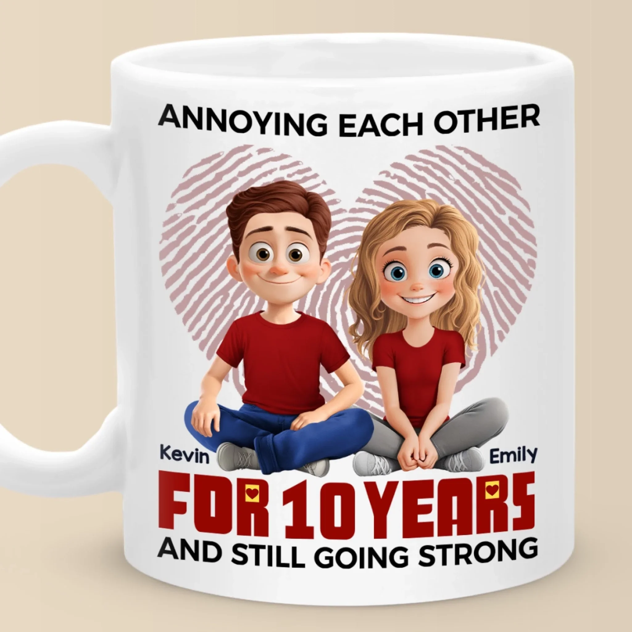 Annoying You Is My Love Language - Couple Personalized Custom Mug - Gift For Husband Wife, Anniversary - Robaser