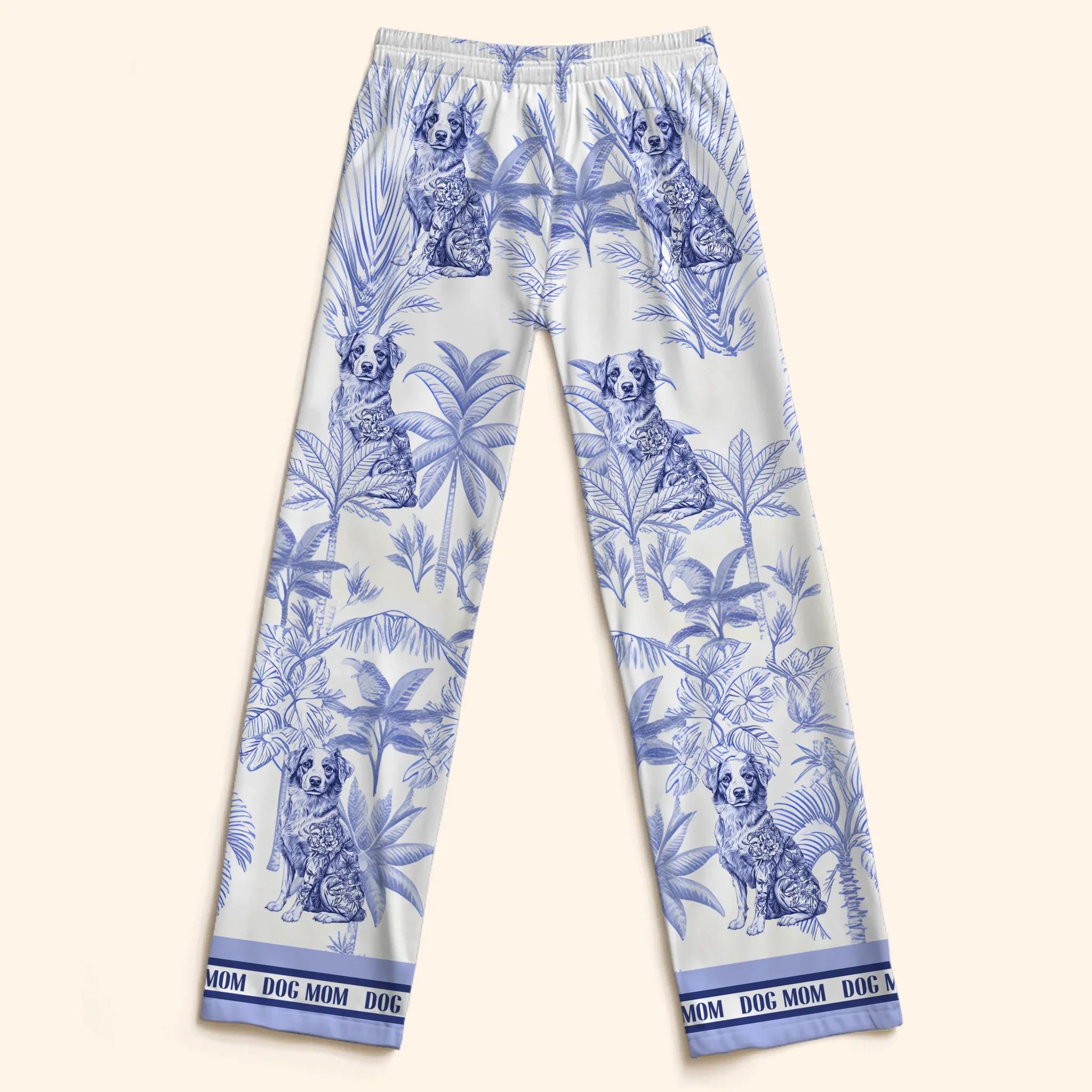 Custom Pajamas - Personalized Birthday Gifts For Dog Cat Lovers, Dog Dad And Mom, Cat Owners - Living My Best Dog Mom Life - Robaser