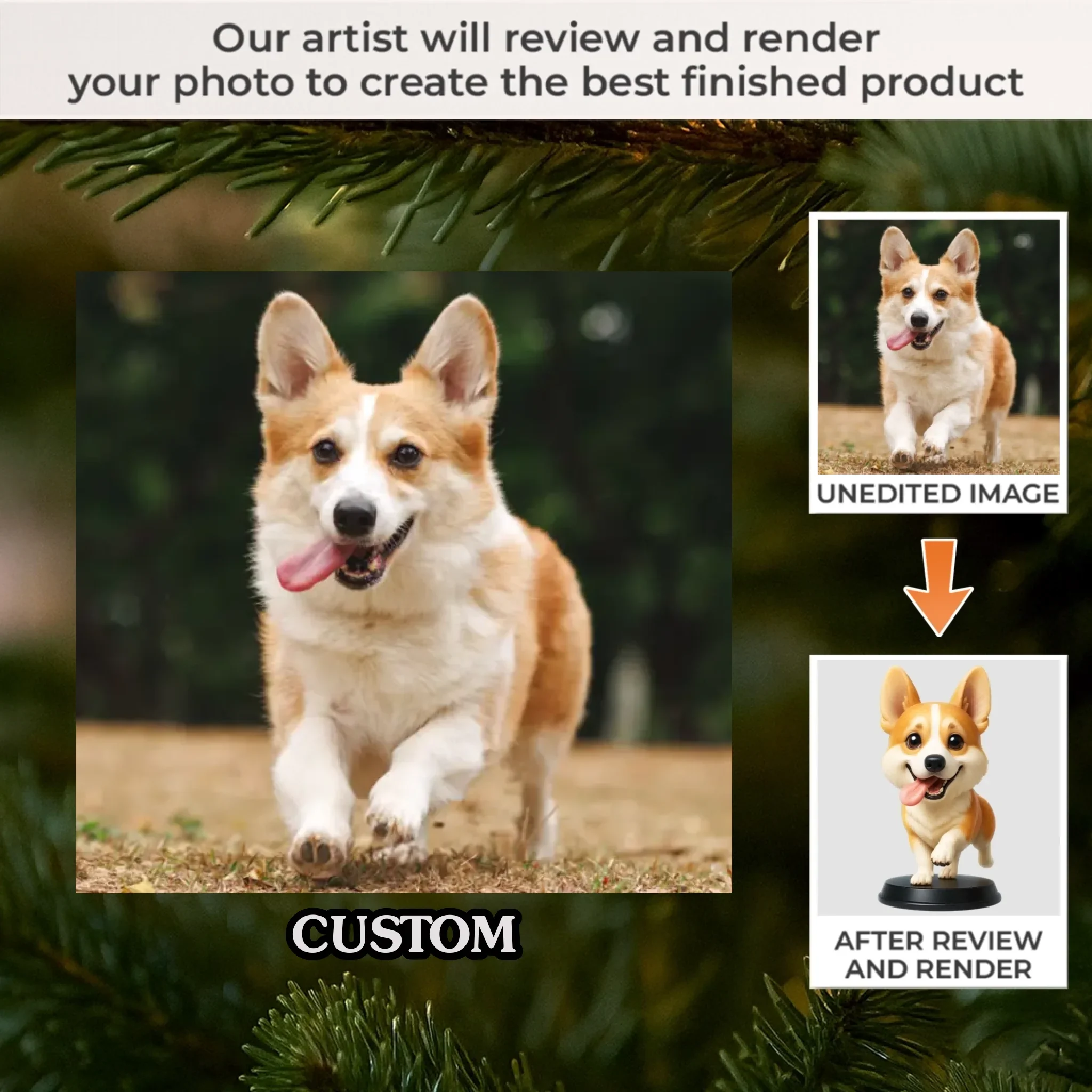 Custom Photo Acrylic Ornament - Personalized Christmas Birthday Gifts For Dog Cat Lovers, Dog Dad And Mom, Cat Owners - Cuteness Overload On The Tree - Robaser