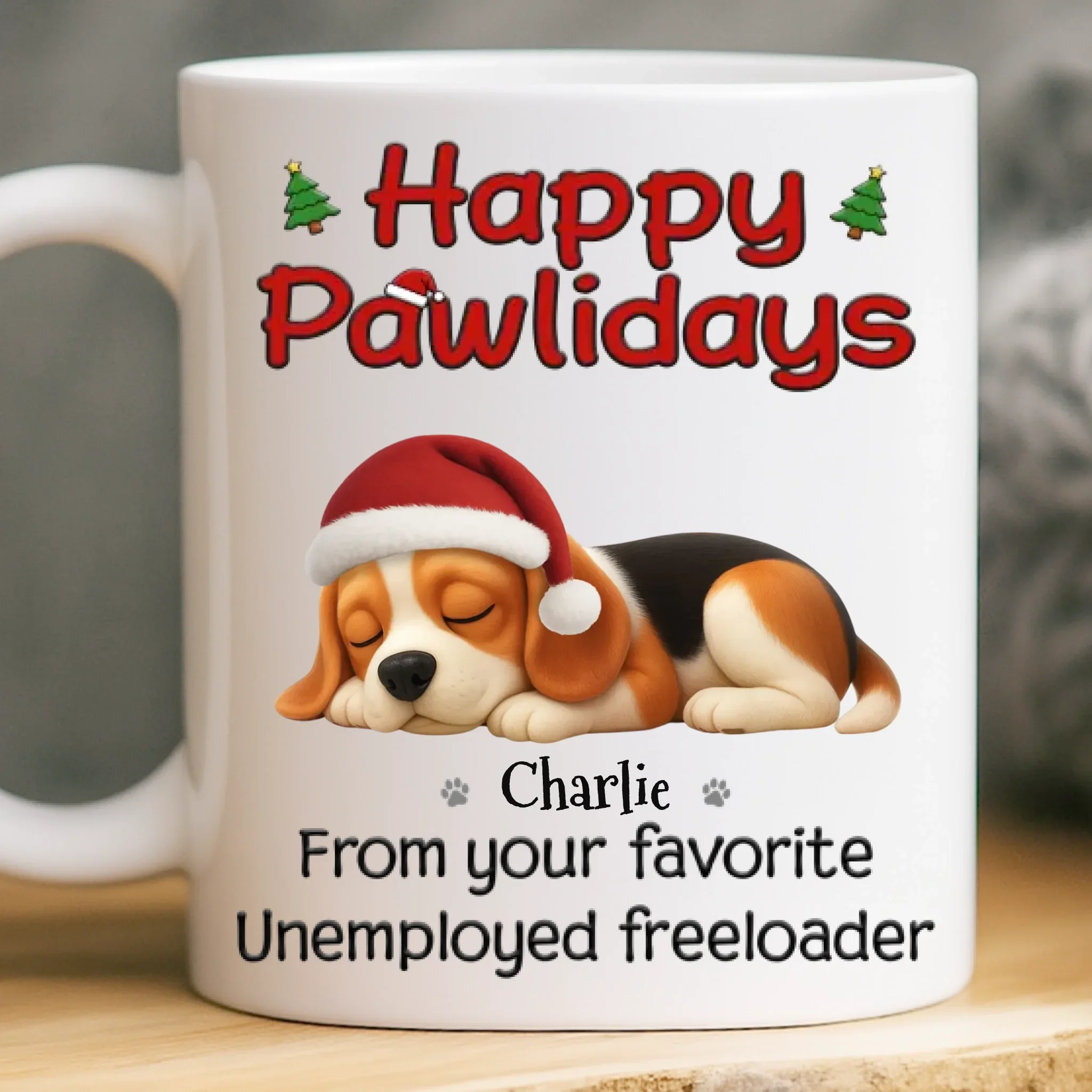 Custom Mug - Personalized Christmas Birthday Gifts For Dog Cat Lovers, Dog Dad And Mom, Cat Owners - Certified Cuddle Addicts - Robaser