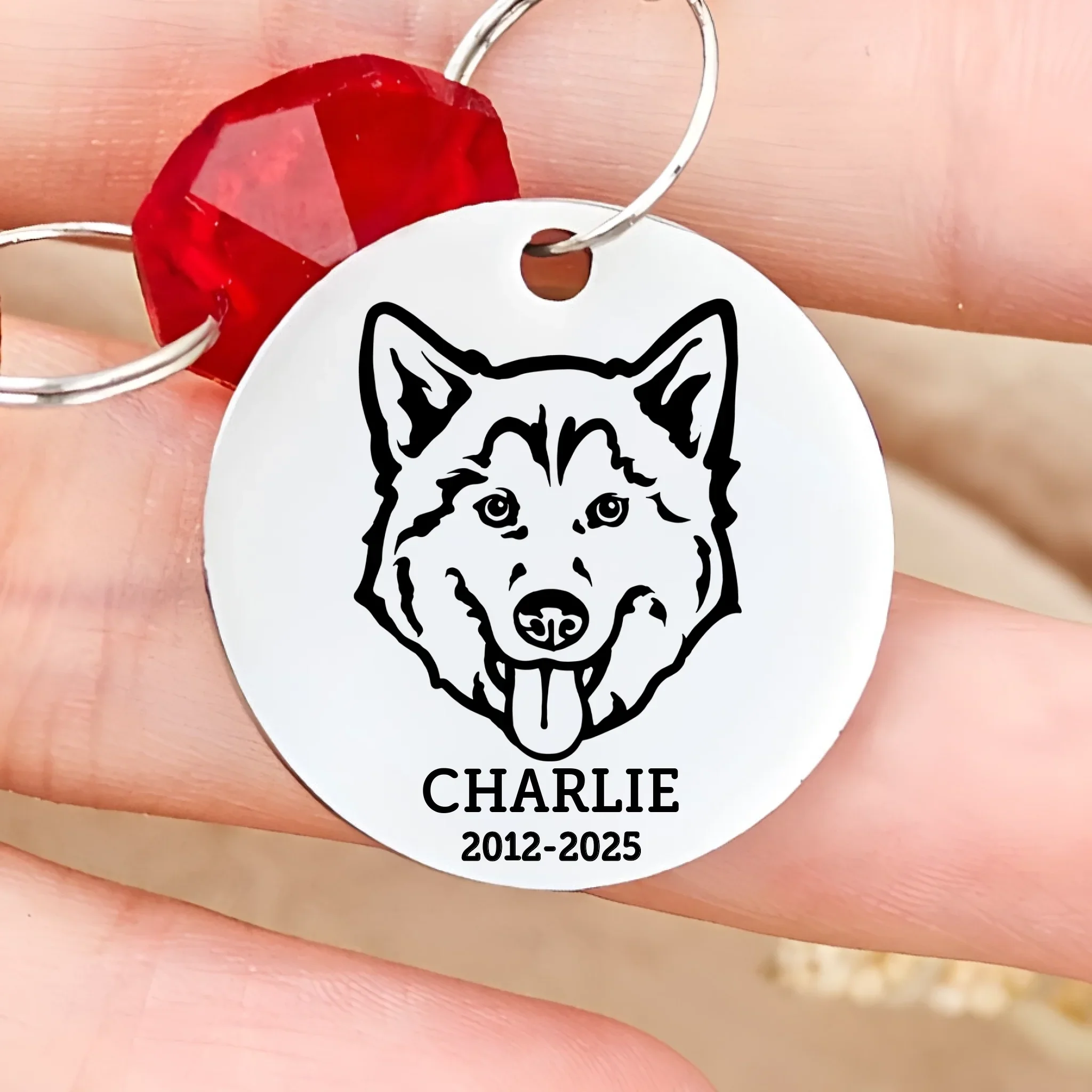Custom Crystal Suncatcher With Charm - Personalized Pet Memorial Gifts For Dogs - Forever Loved, Never Forgotten - Robaser