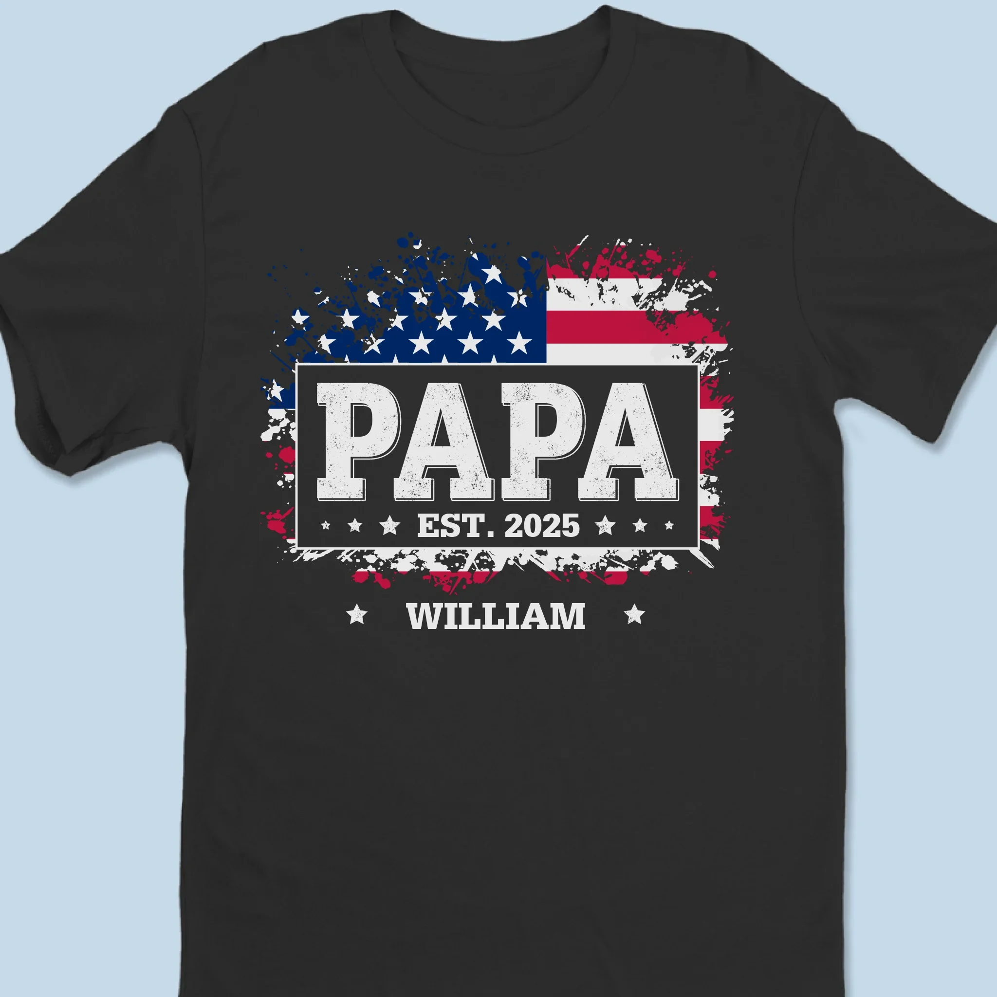 Fueled By Family Love - Family Personalized Custom Unisex T-shirt, Premium T-shirt, Hoodie - Father's Day, Gift For Dad, Grandpa - Robaser