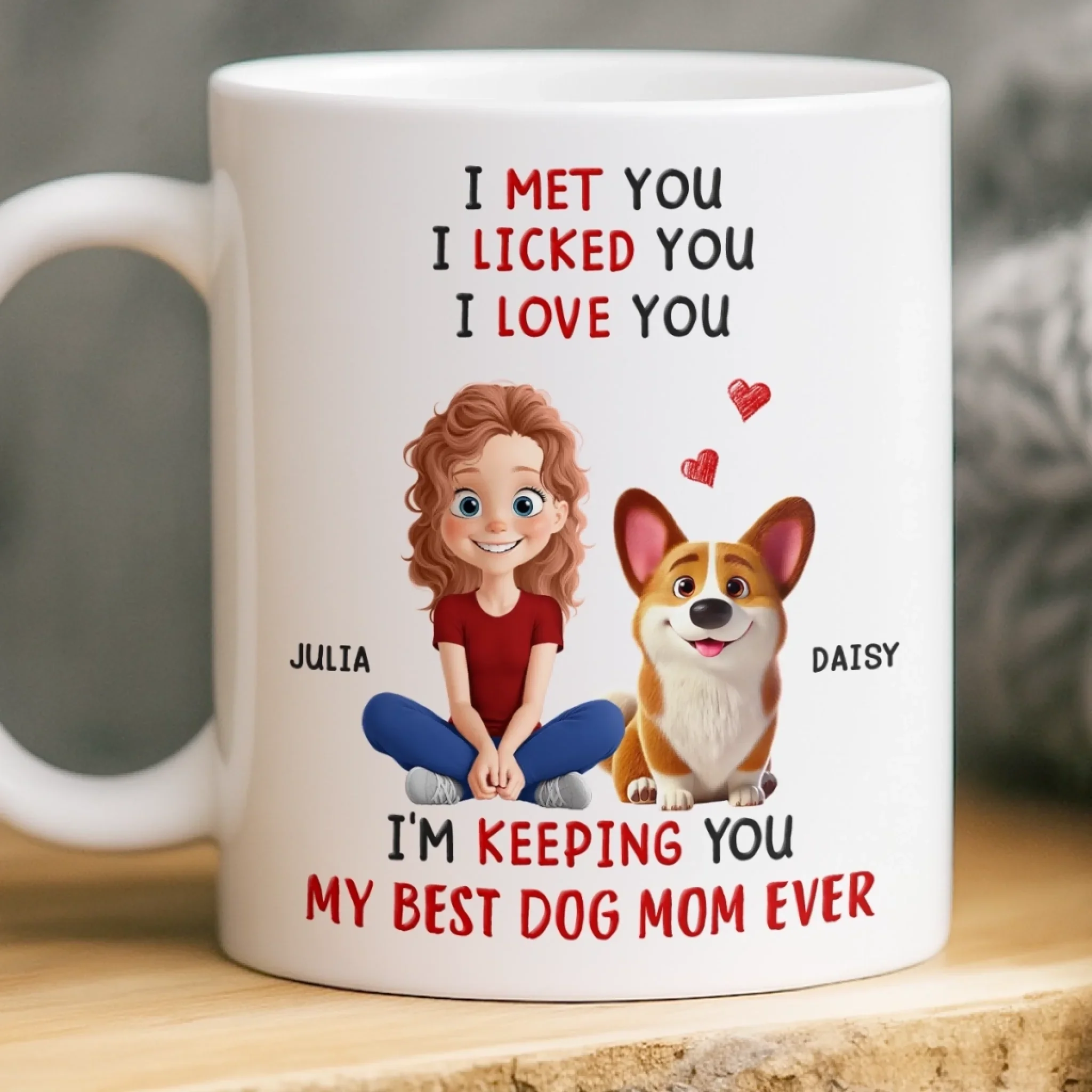 Custom Mug - Personalized Birthday Gifts For Dog Lovers, Dog Dad And Mom - My Forever Cuddle Supplier - Robaser