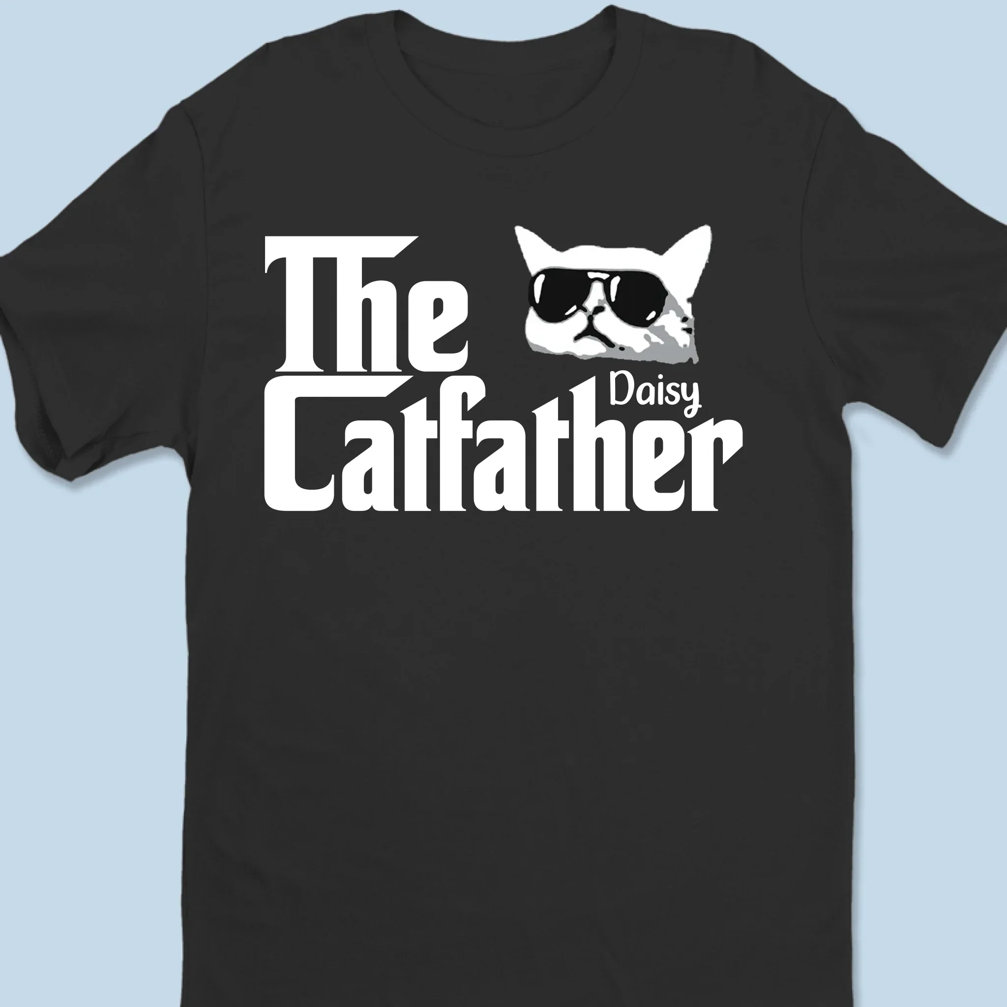 Boss Of The Litter - Cat Personalized Custom Unisex T-shirt, Premium T-shirt, Hoodie - Father's Day, Gift For Dad, Pet Owners, Pet Lovers - Robaser