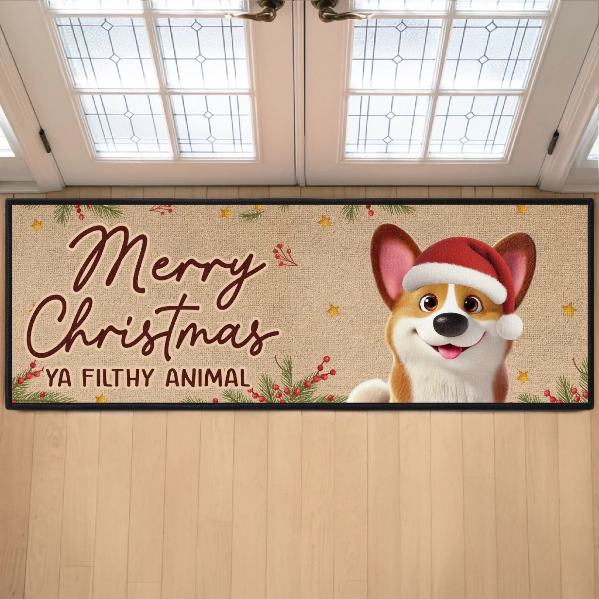 Custom Runner Rug - Personalized Christmas Birthday Gifts For Dog Cat Lovers, Dog Dad And Mom, Cat Owners -  Where Tails Never Stop Wagging - Robaser