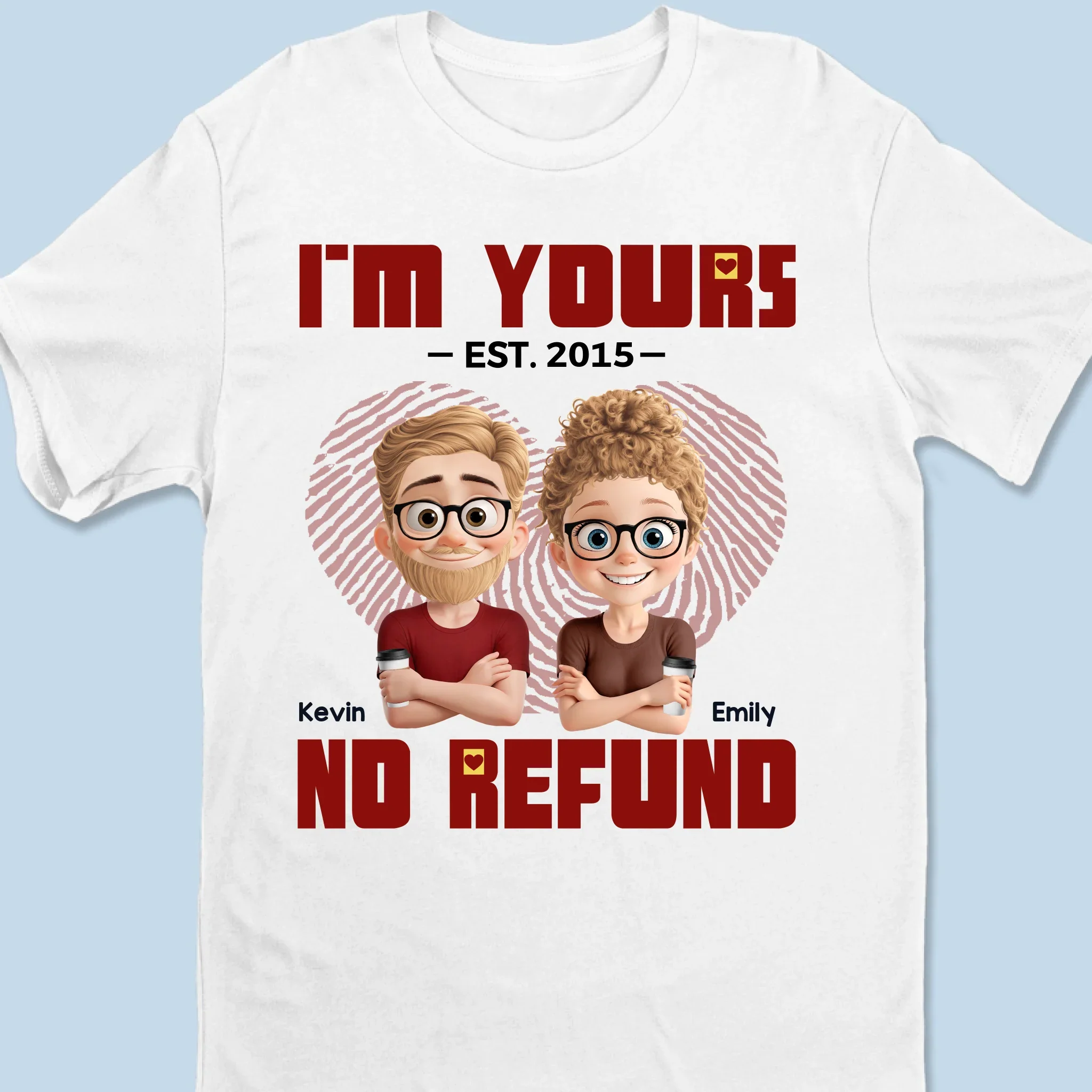 Love Me Or Deal With Me - Couple Personalized Custom Unisex T-shirt, Premium T-shirt, Hoodie - Gift For Husband Wife, Anniversary - Robaser