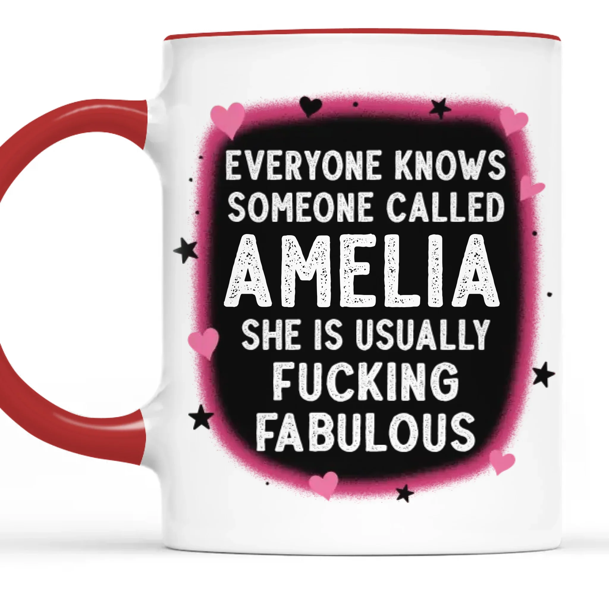 Custom Accent Mug - Personalized Best Friend Birthday Gifts For Women, Besties, Sisters, BFF - Life Feels Lighter With You - Robaser