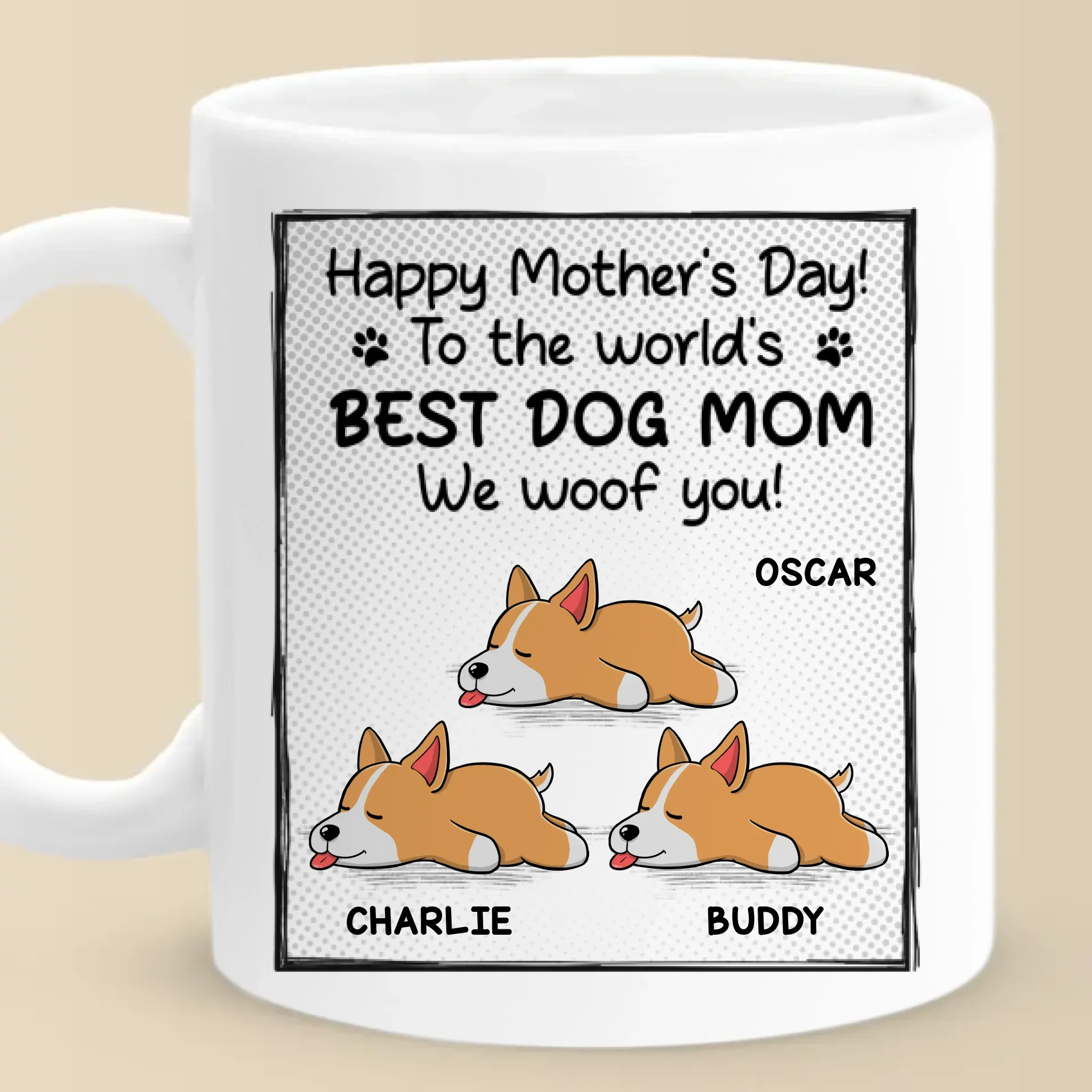 Custom Photo You  re Pawsitively The Best, Mom - Dog & Cat Personalized Custom Mug - Father's Day, Mother's Day, Gift For Pet Owners, Pet Lovers - Robaser
